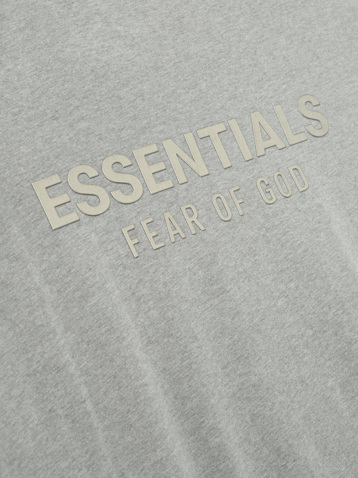 Essentials Classic Long Sleeve Tee Concrete Heather