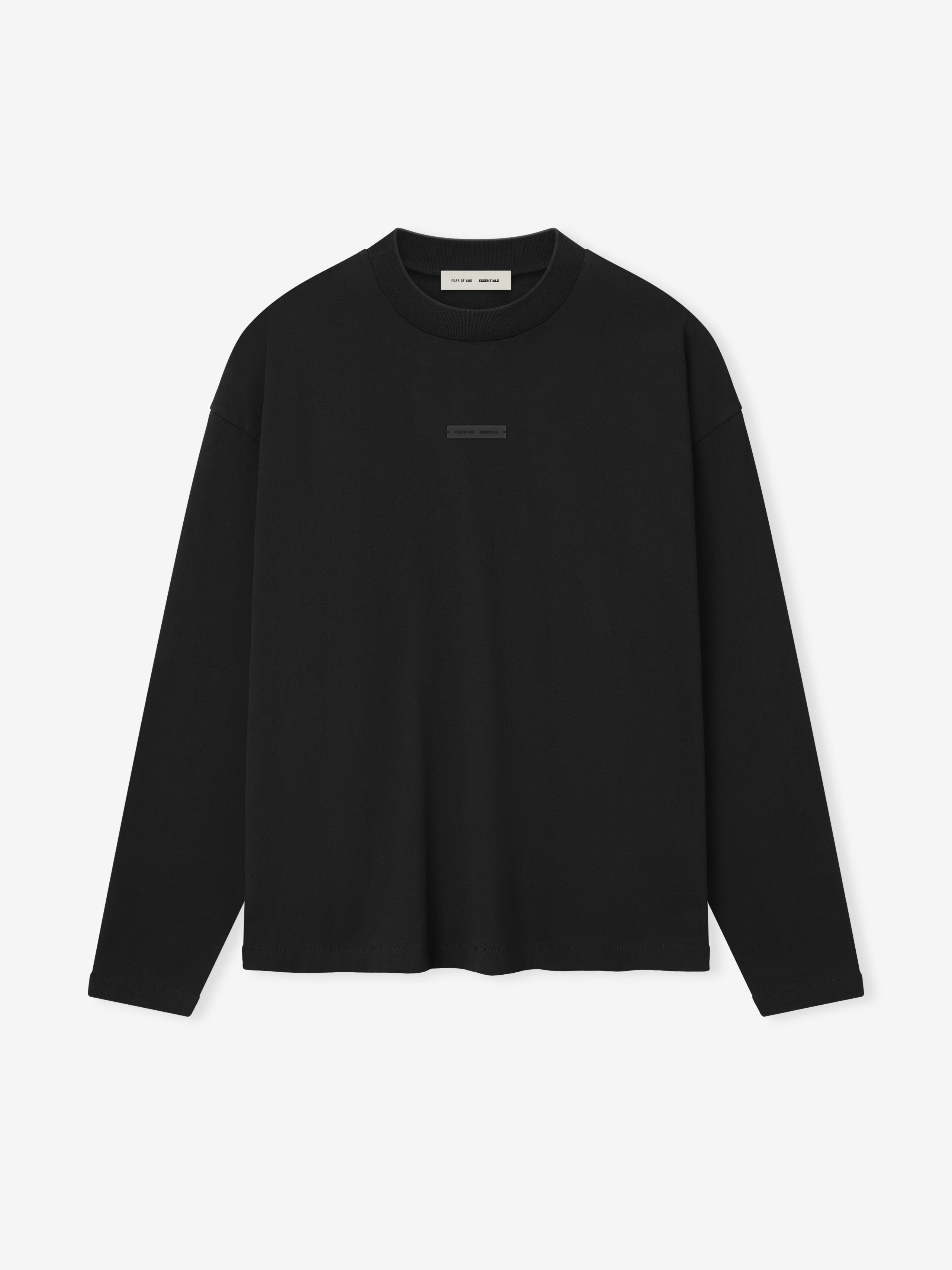 Essentials Classic Long Sleeve Tee Jet Black