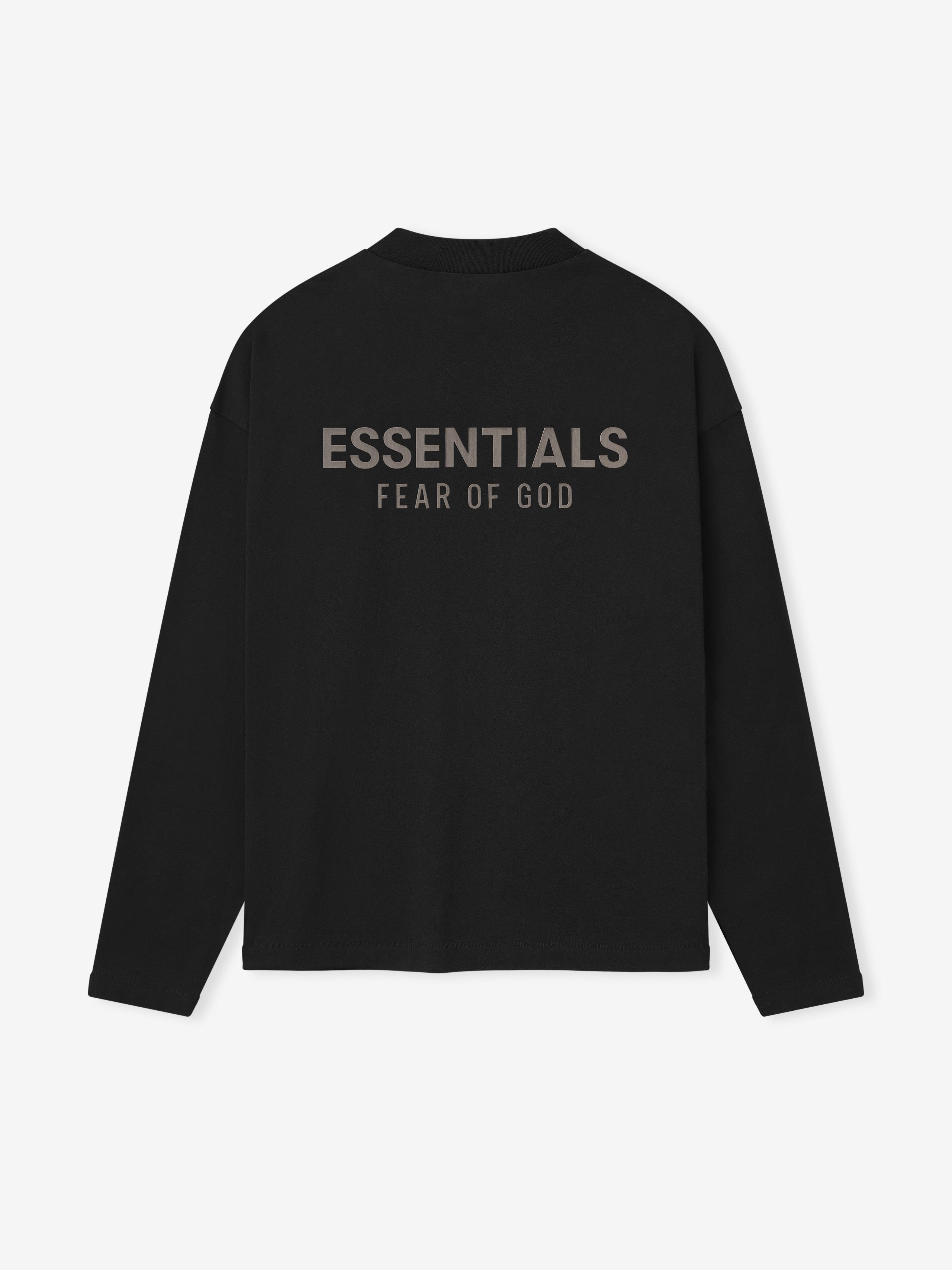 Essentials Classic Long Sleeve Tee Jet Black