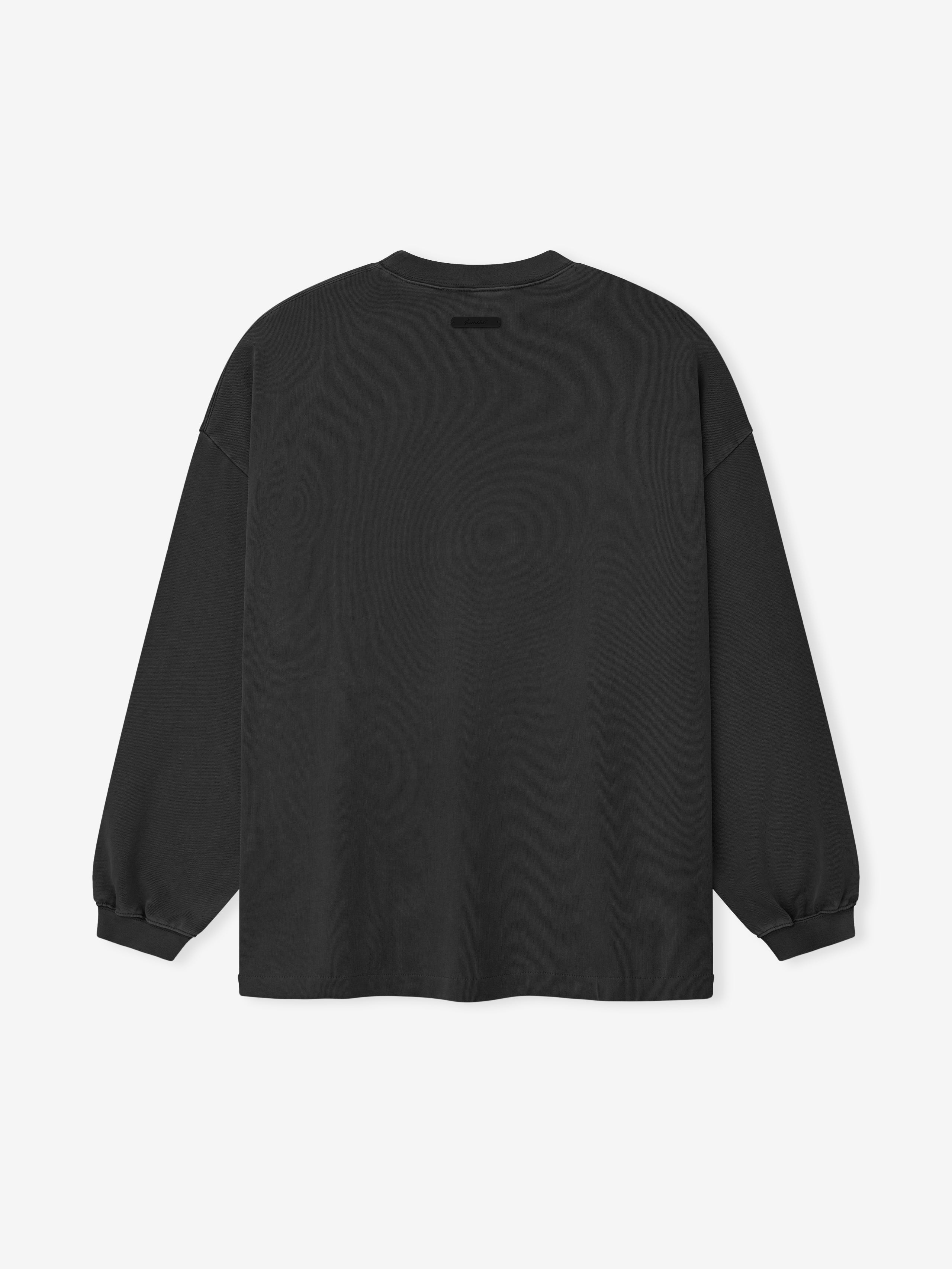 Essentials Campus 90S Long Sleeve Tee Faded Black