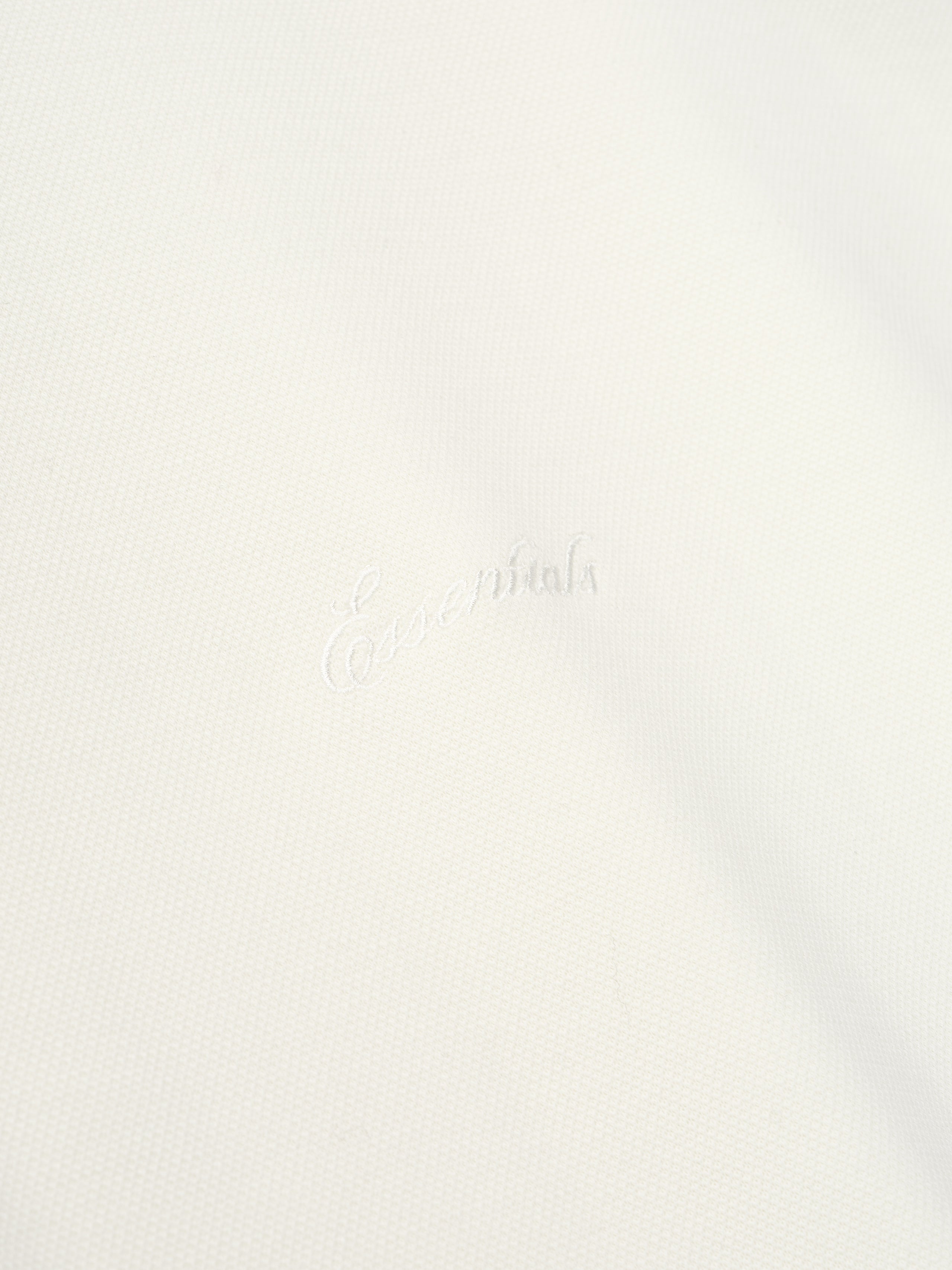 Essentials Pique Signature 90S Tee Ivory