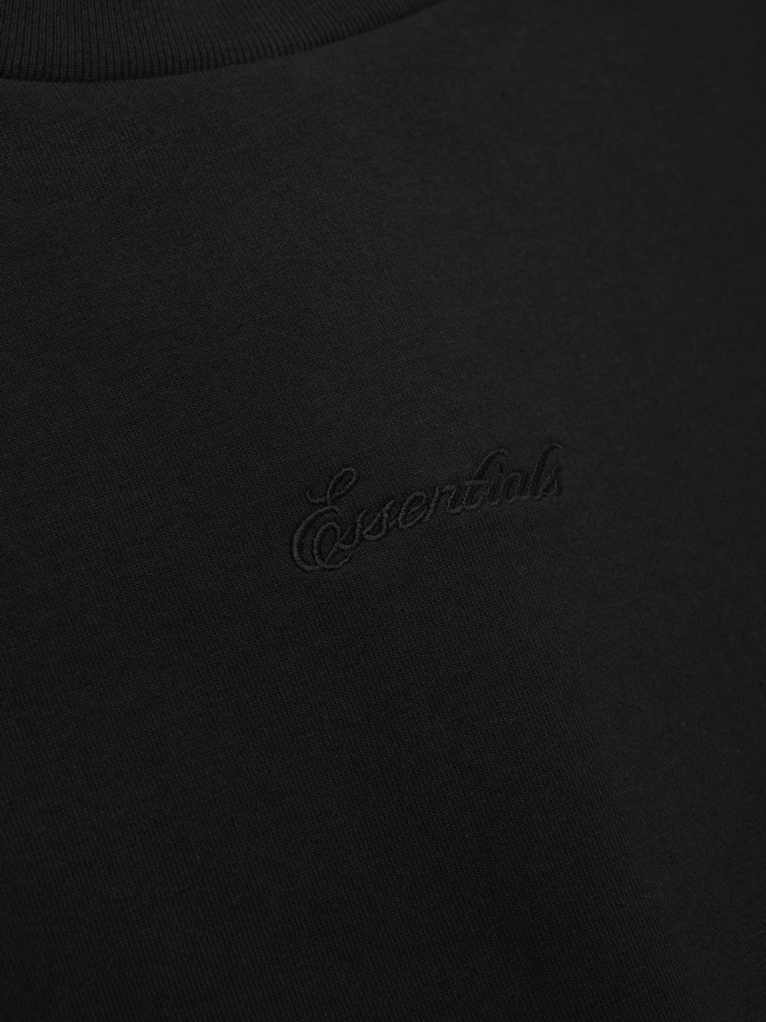 Essentials Signature 90S Tee Black