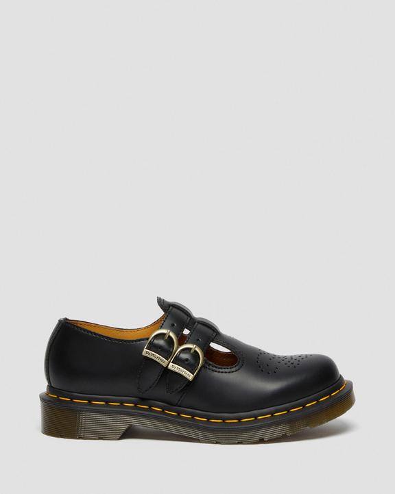 Dr Martens 8065 Smooth Leather Mary Jane Shoes - Black