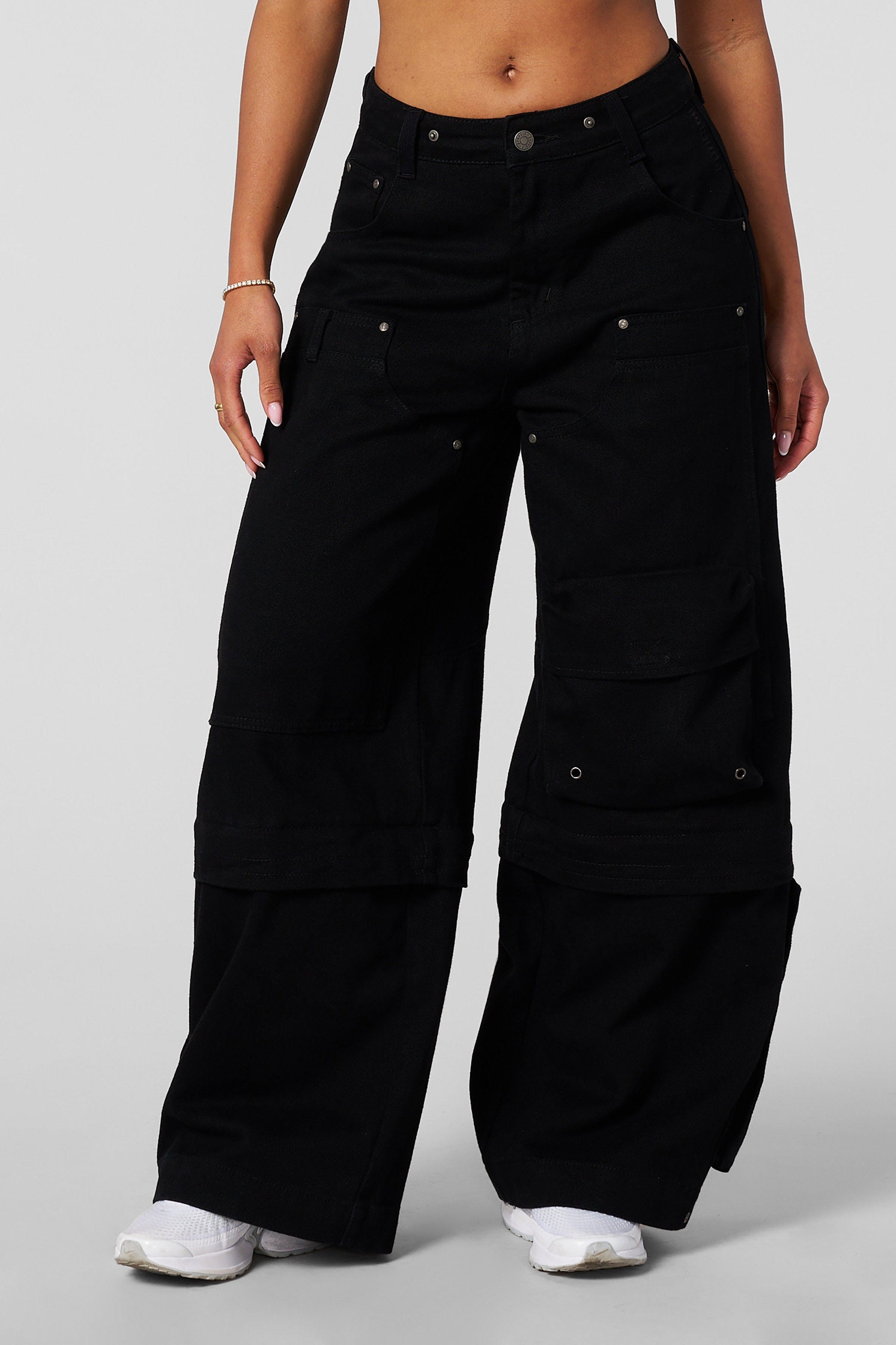 YoungLA W238 Carpenter Jeans Black