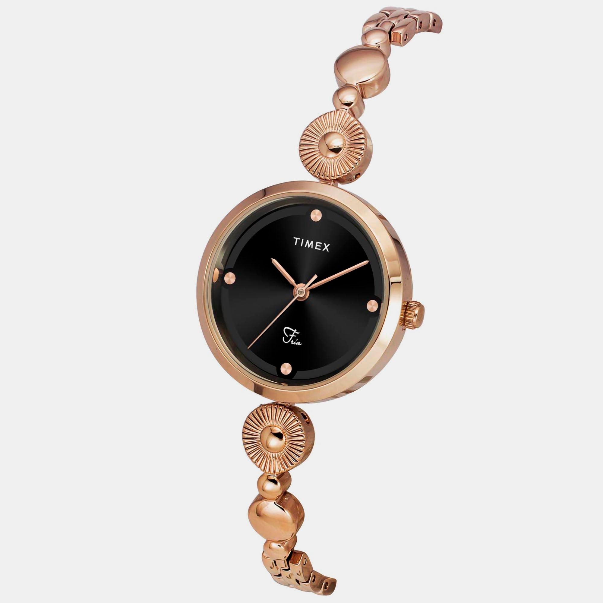 Timex Fria Women Quartz Dial Analog Brass Watch Twel18203