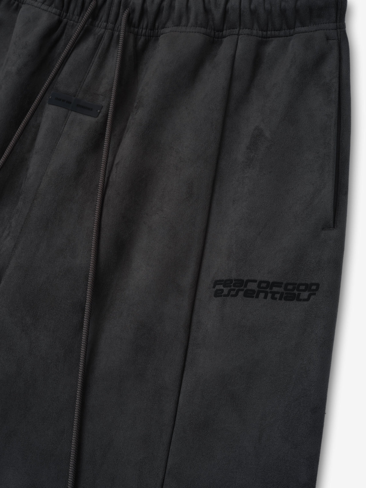 Essentials Suede Fleece Flare Sweatpant Iron Grey