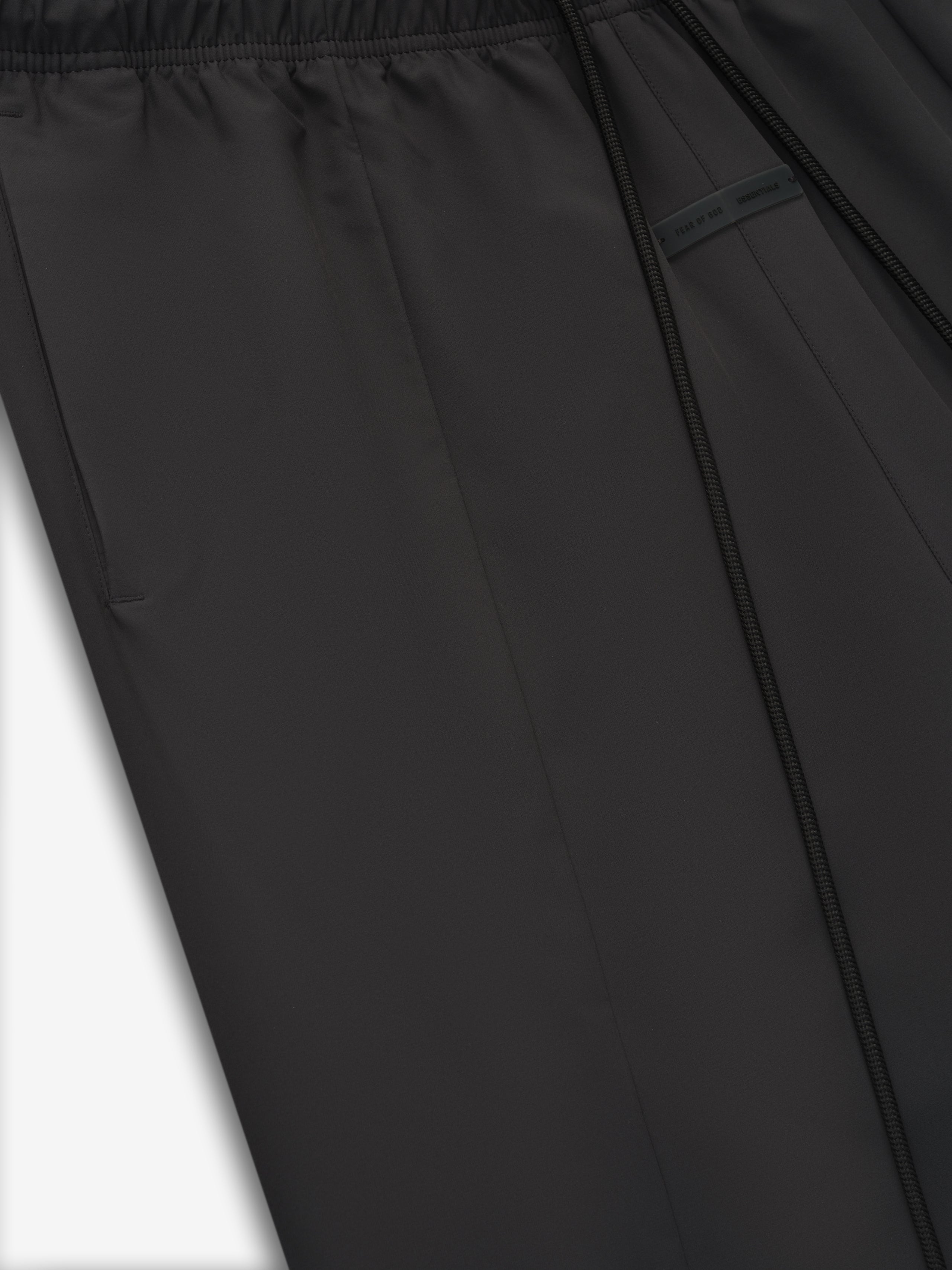 Essentials Tech Nylon Relaxed Track Pant Vintage Black