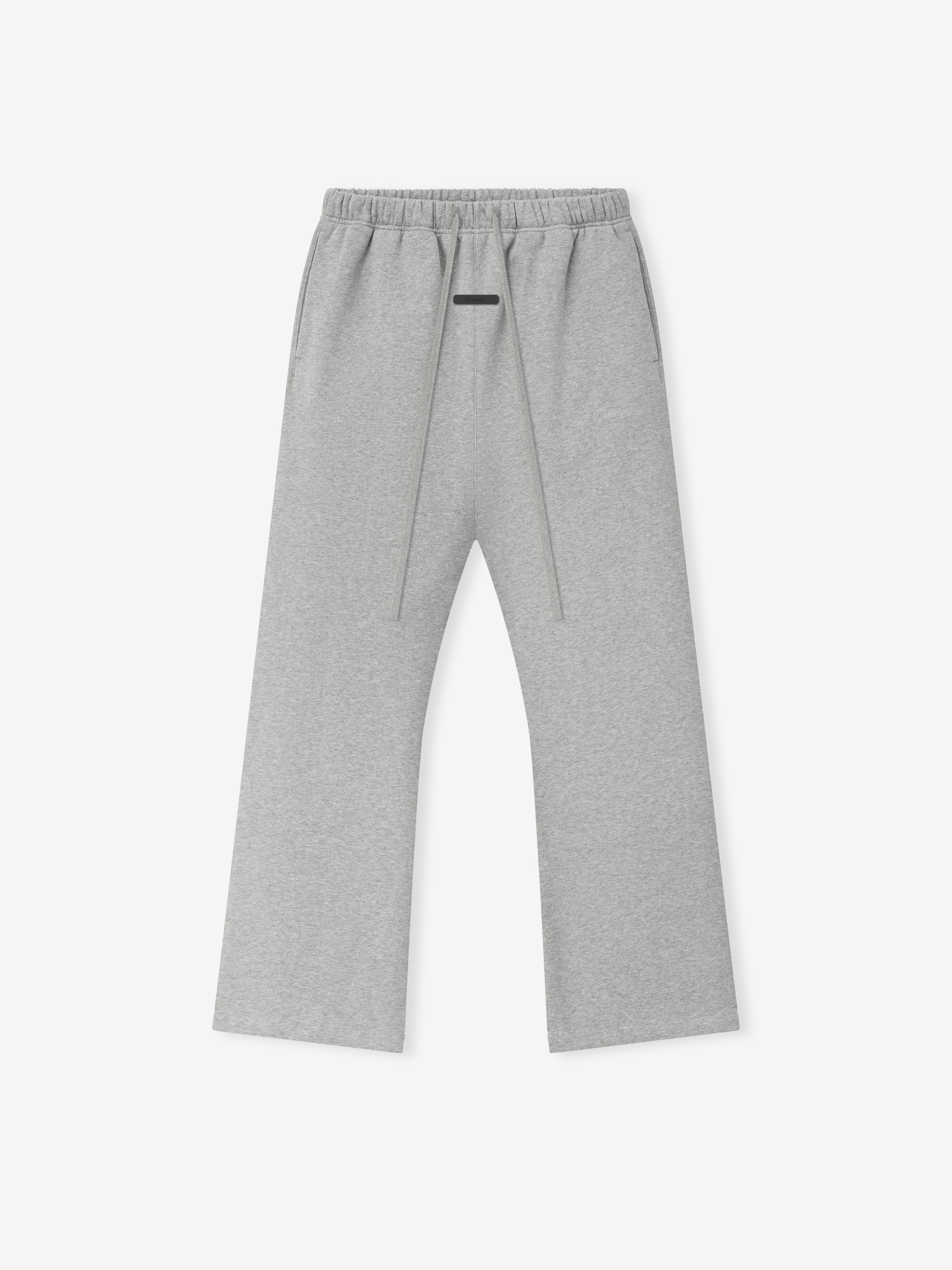 Essentials Signature Classic Fit Flare Sweatpant Concrete Heather