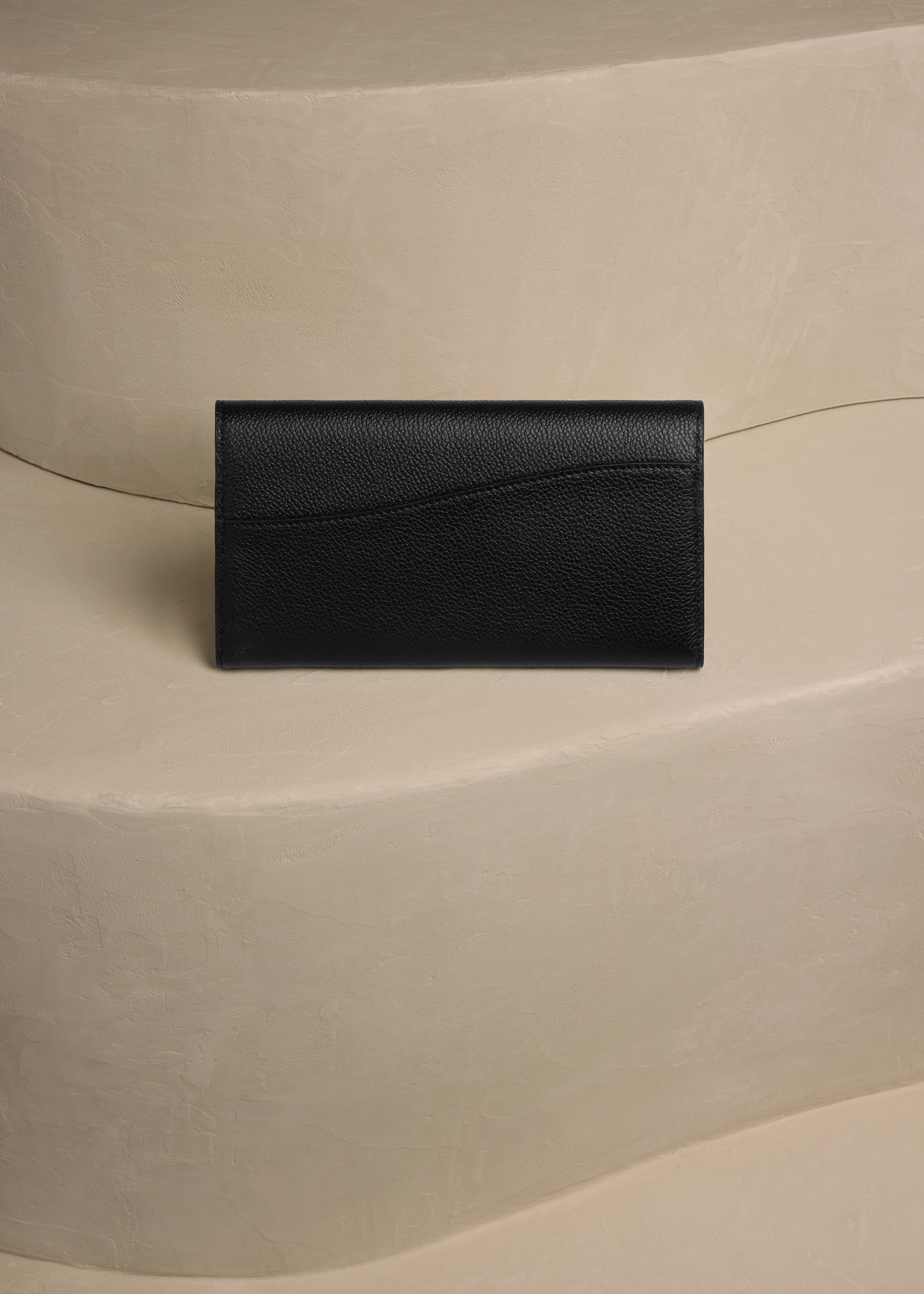 Polene Sierra Wallet Duo Black