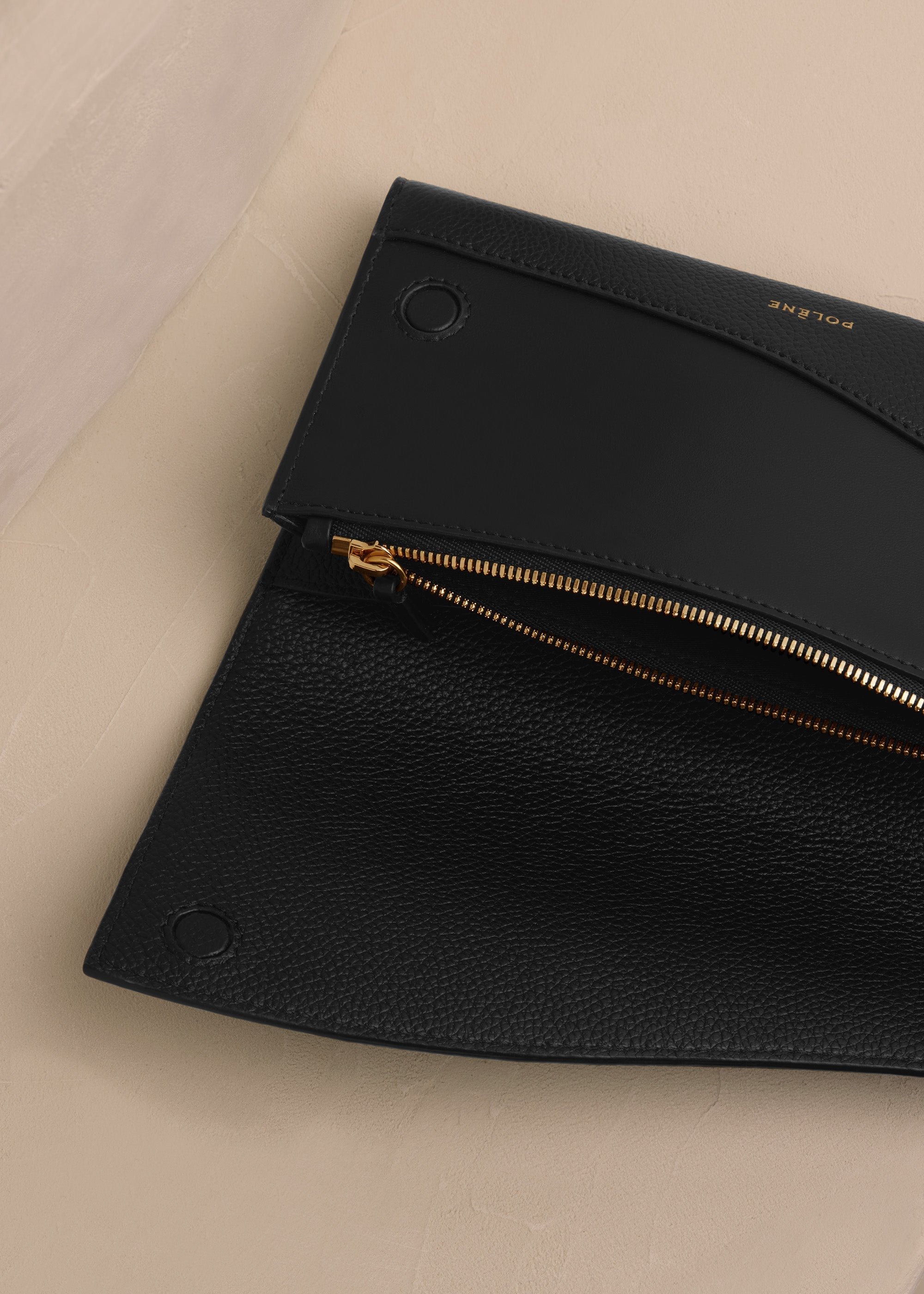Polene Sierra Wallet Duo Black