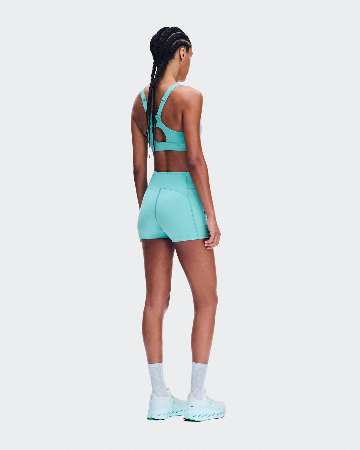 On 3" Performance Tights Aquamarine (Women'S)