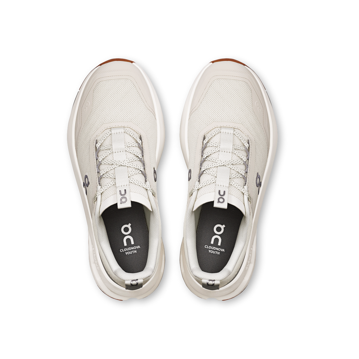 On Cloudnova Ivory Apollo Kids