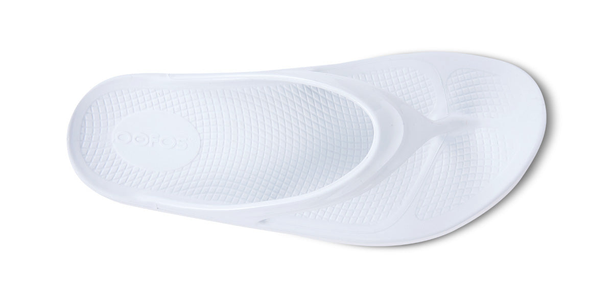 Oofos Women's Sandal White