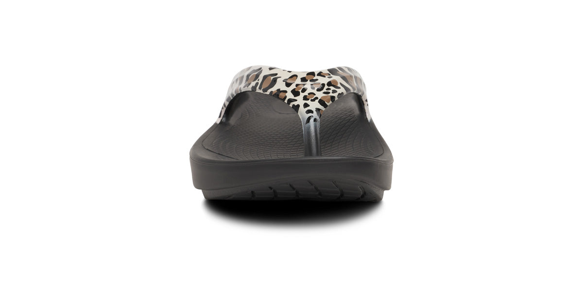 Oofos Women's Limited Sandal Leopard