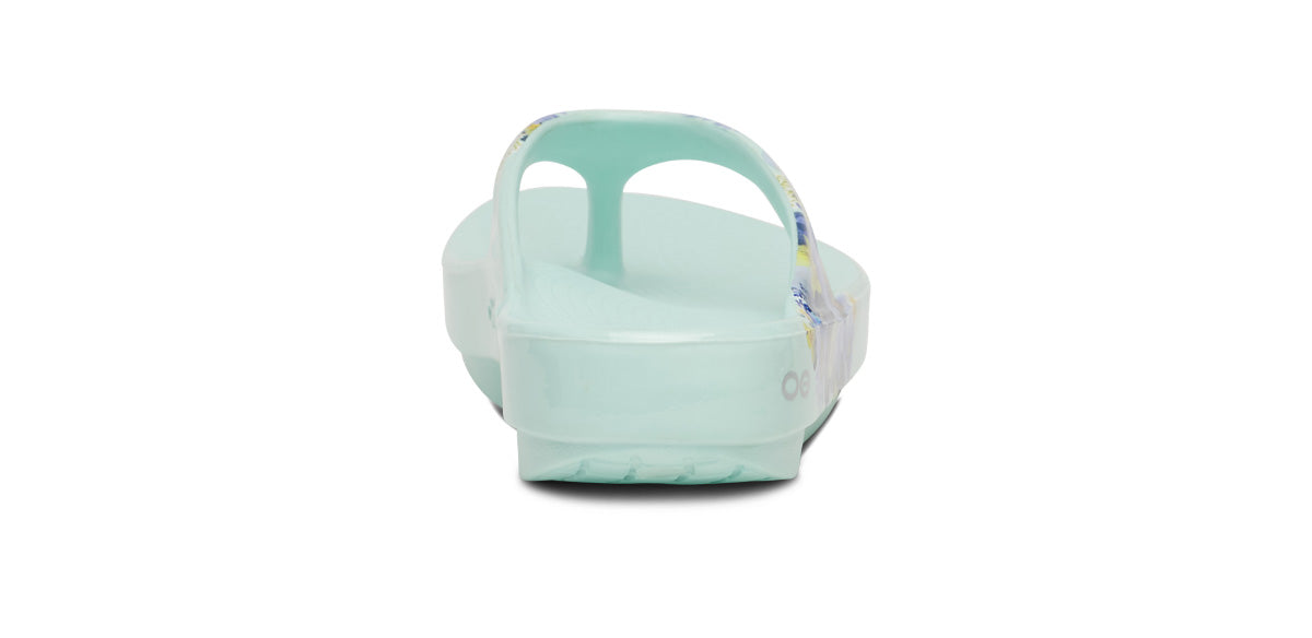 Oofos Women's Limited Sandal Mint Blossom