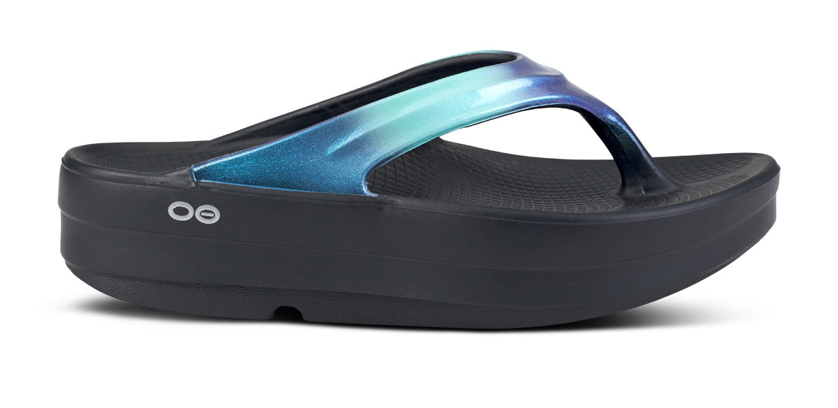Oofos Women's Luxe Sandal Atlantis