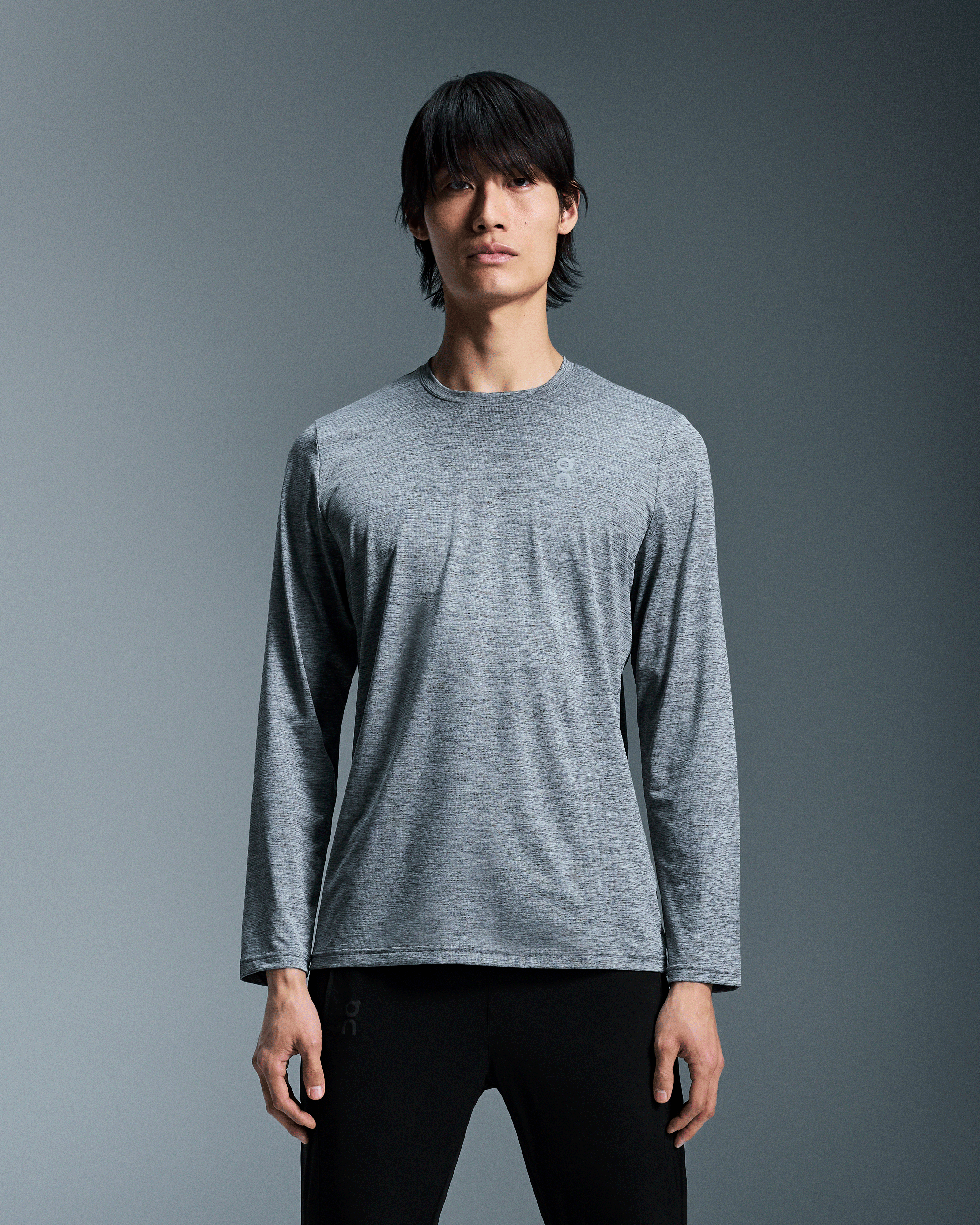 On Core Long-T Heather Gray