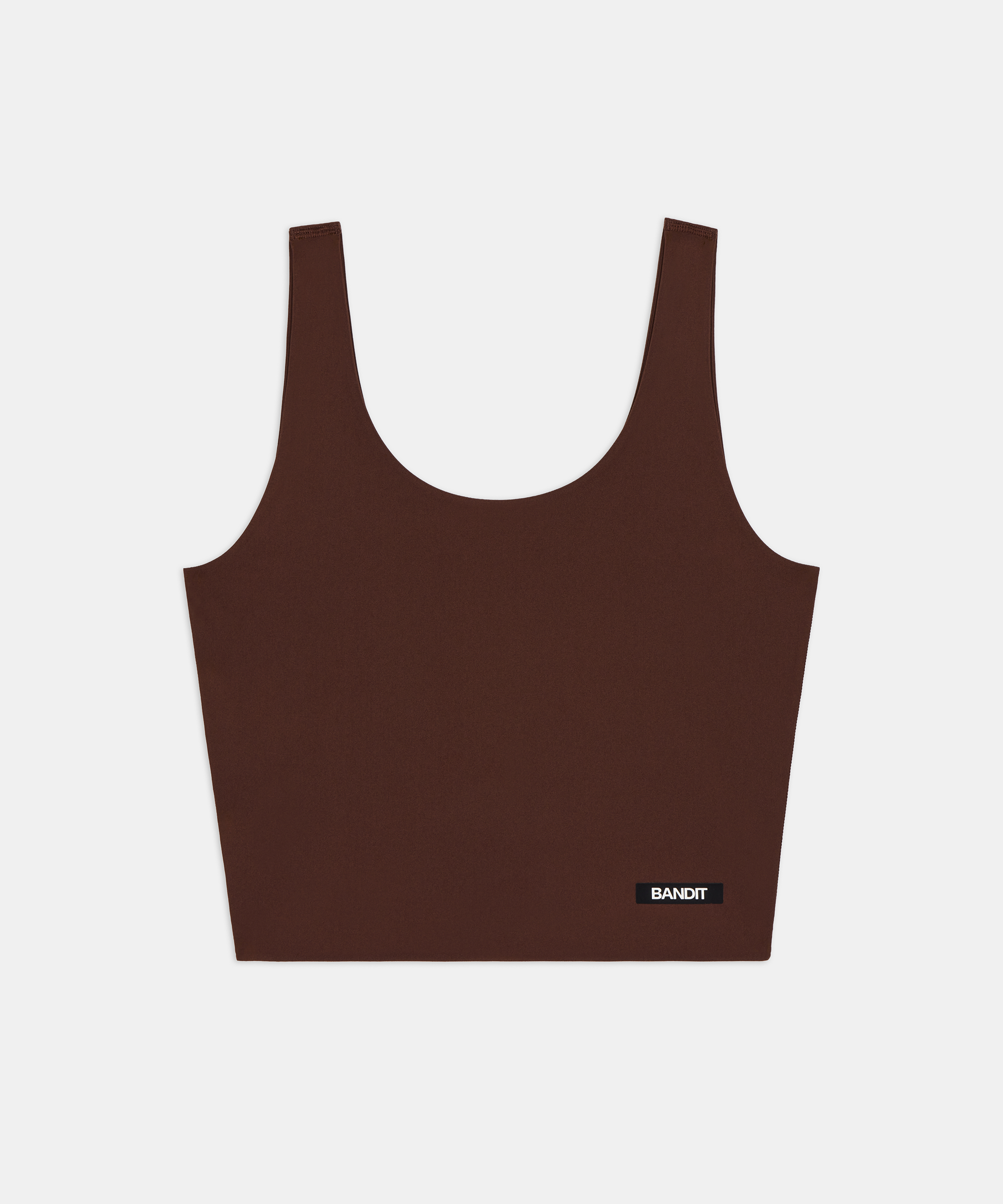 Bandit Womens Adapto Scoopneck Distance Tank Cacao