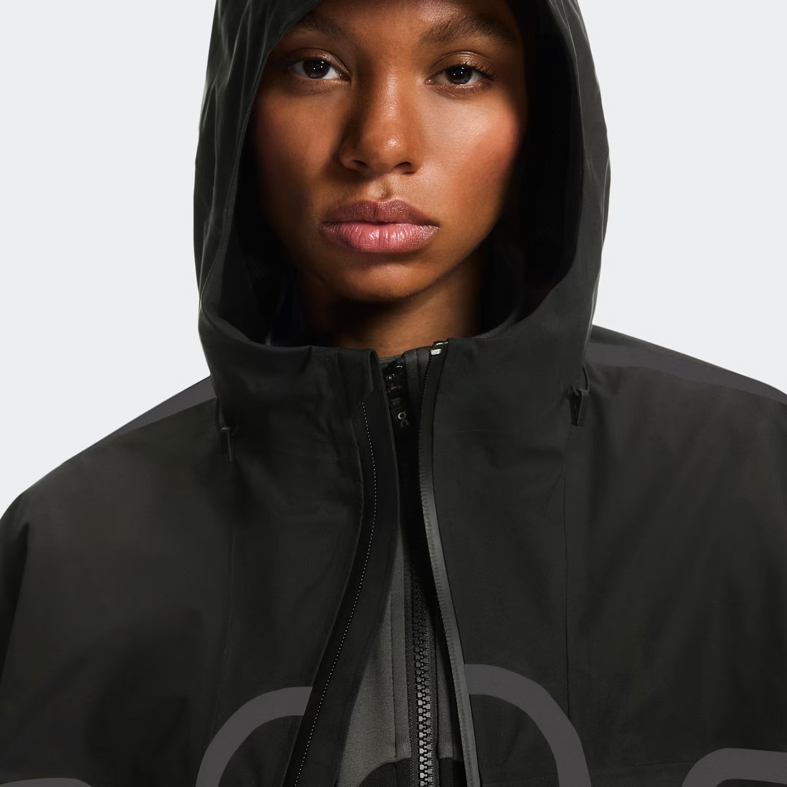 On Waterproof Jacket Ikon Black