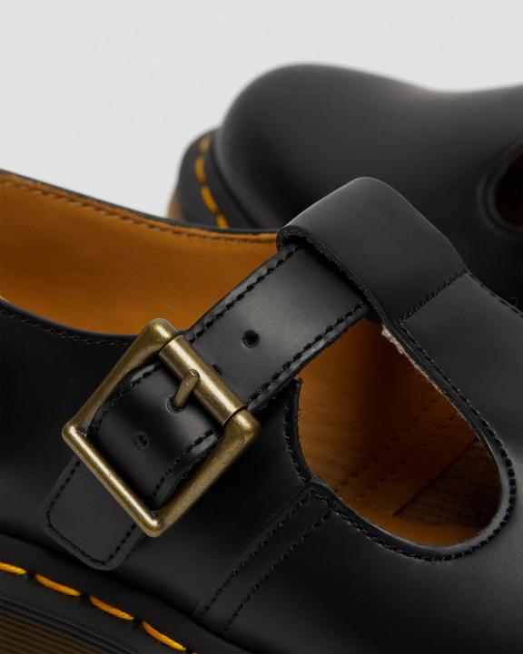 Dr Martens Polley Smooth Leather Mary Janes - Black
