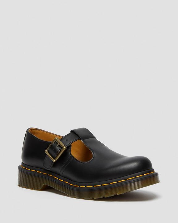 Dr Martens Polley Smooth Leather Mary Janes - Black
