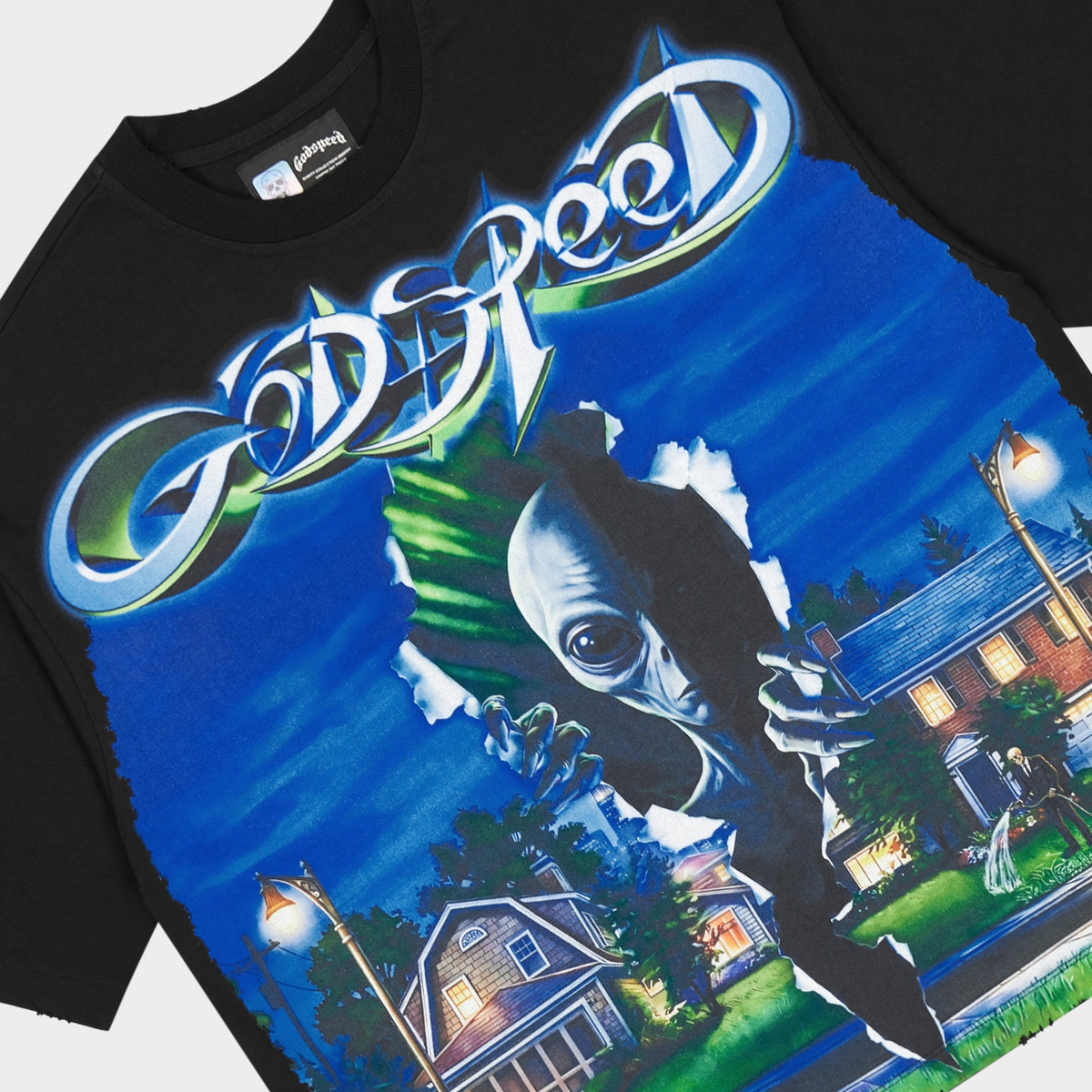 Godspeed Neighborhood Watch T-Shirt (Black)
