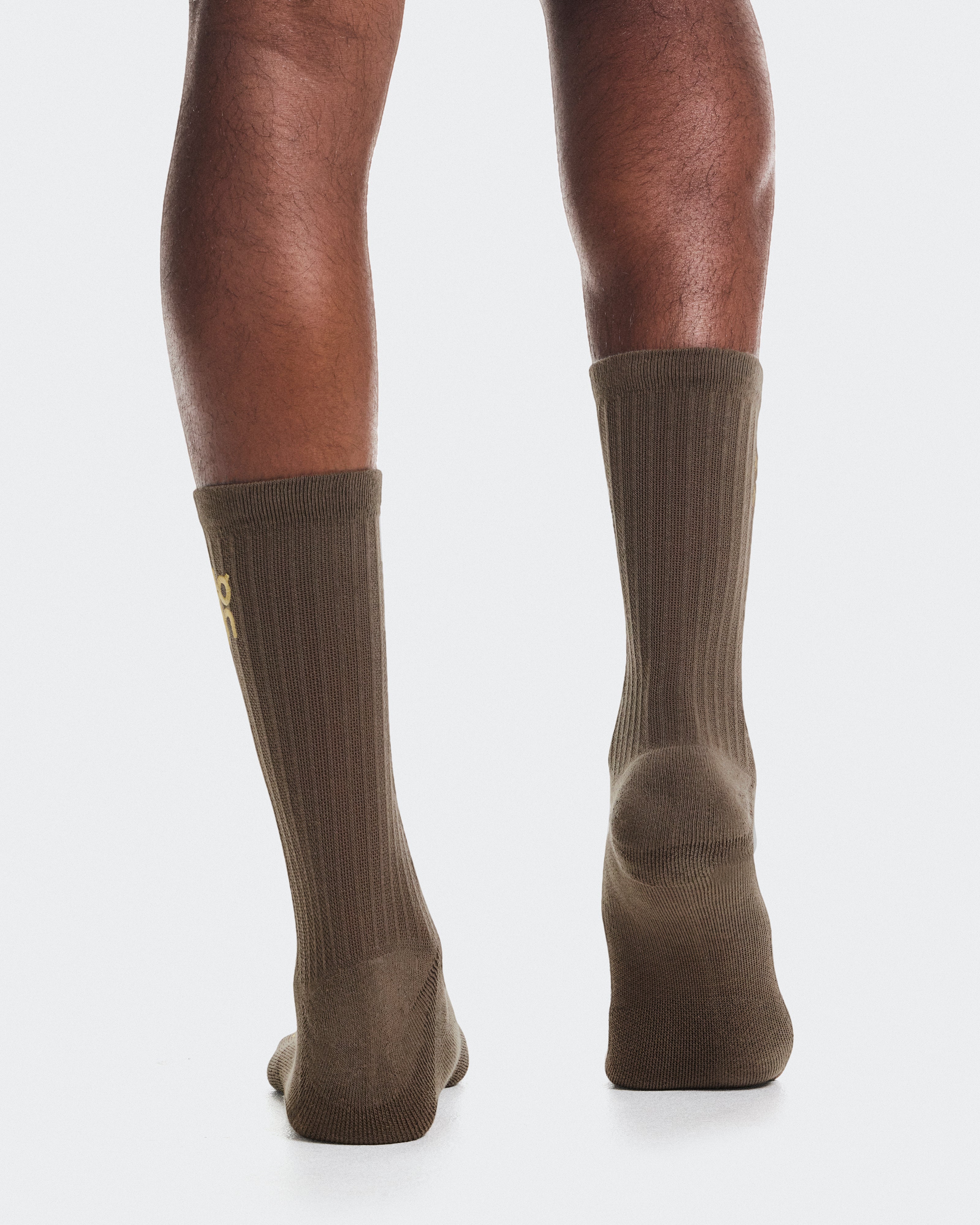 On Embroidered Logo Sock 3P Year Of The Horse Grizzly | Ivory