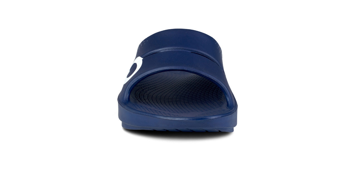 Oofos Men's Sport Slide Navy Matrix