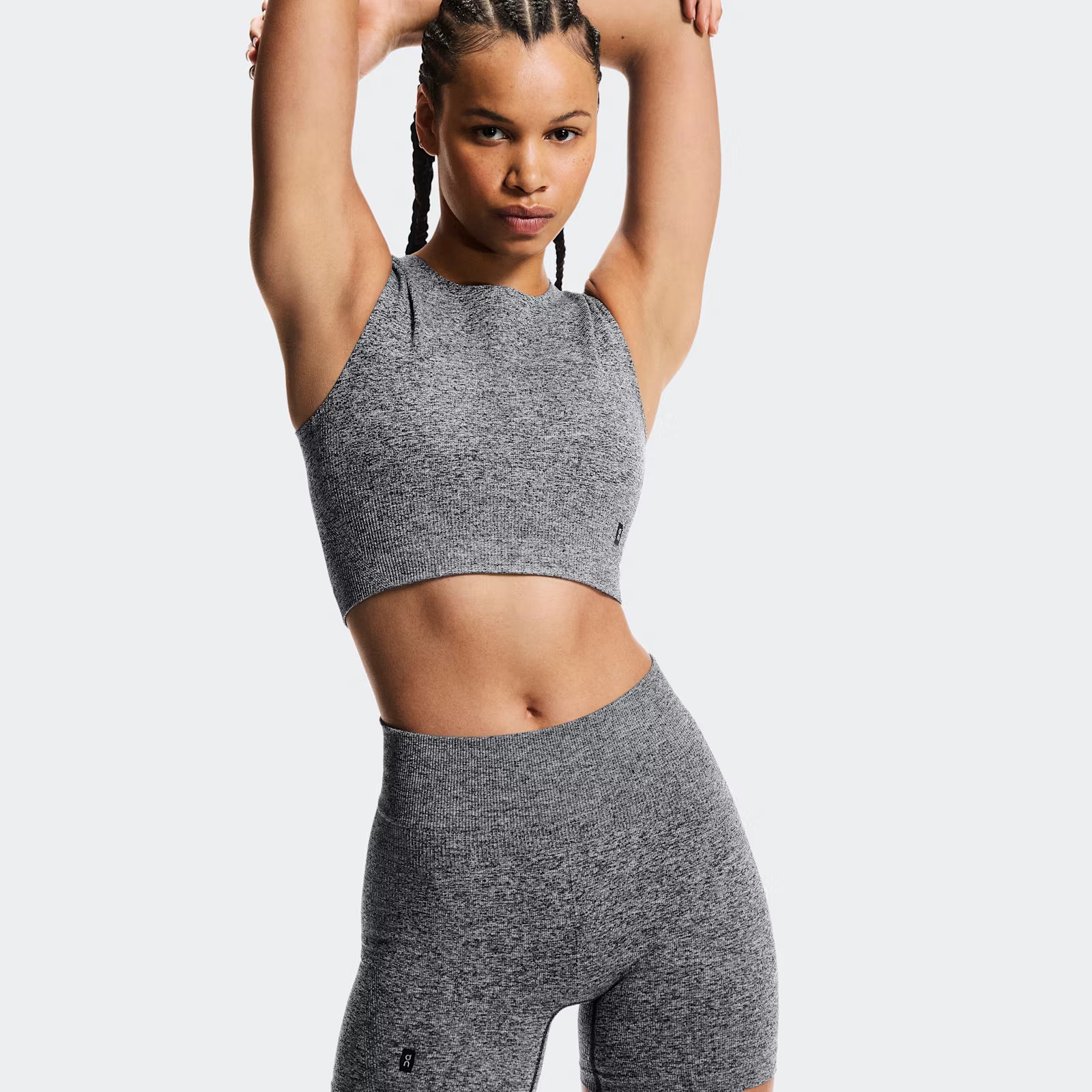 On Studio Knit Shorts Graphite Heather (Women'S)