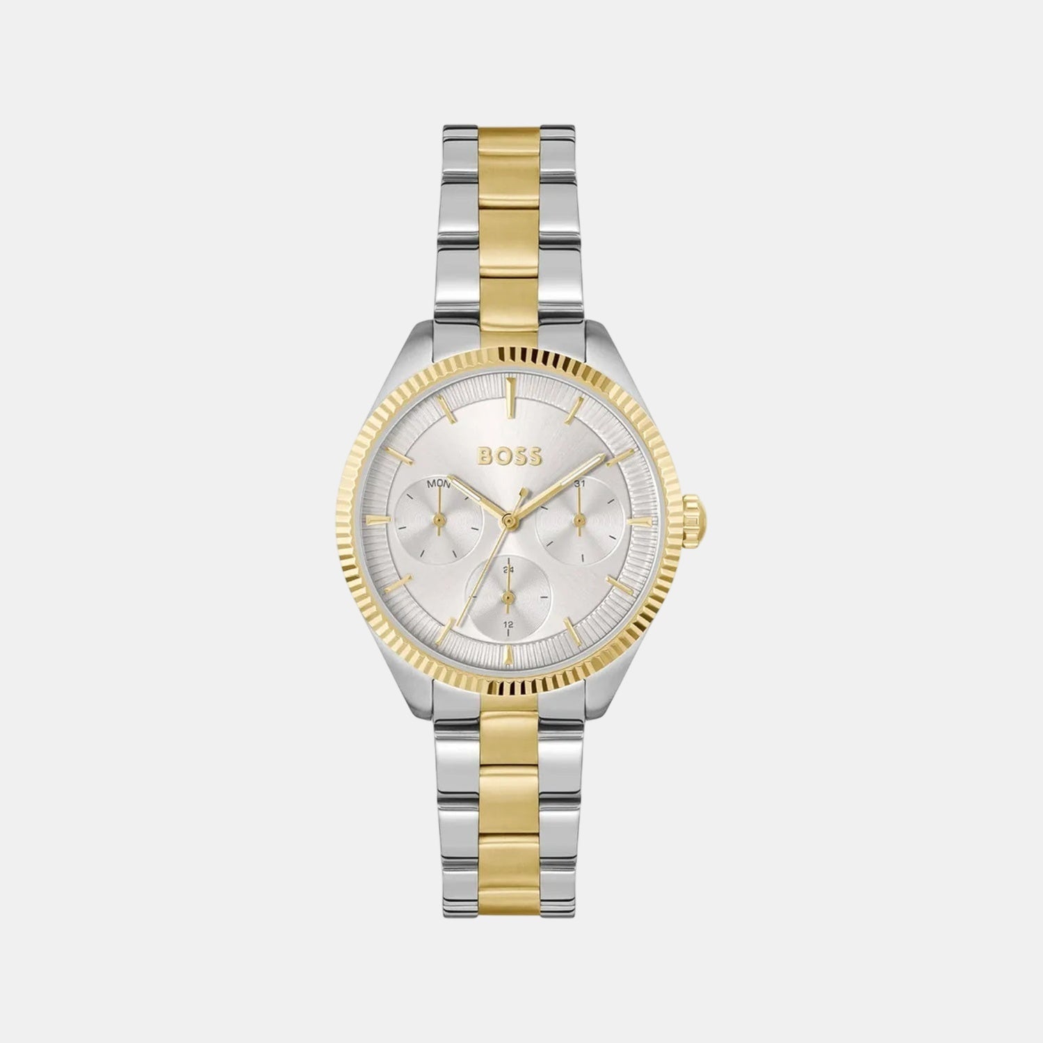 Boss Sage Sport Women Quartz Silver Dial Multi-Function Stainless Steel Watch 1502804