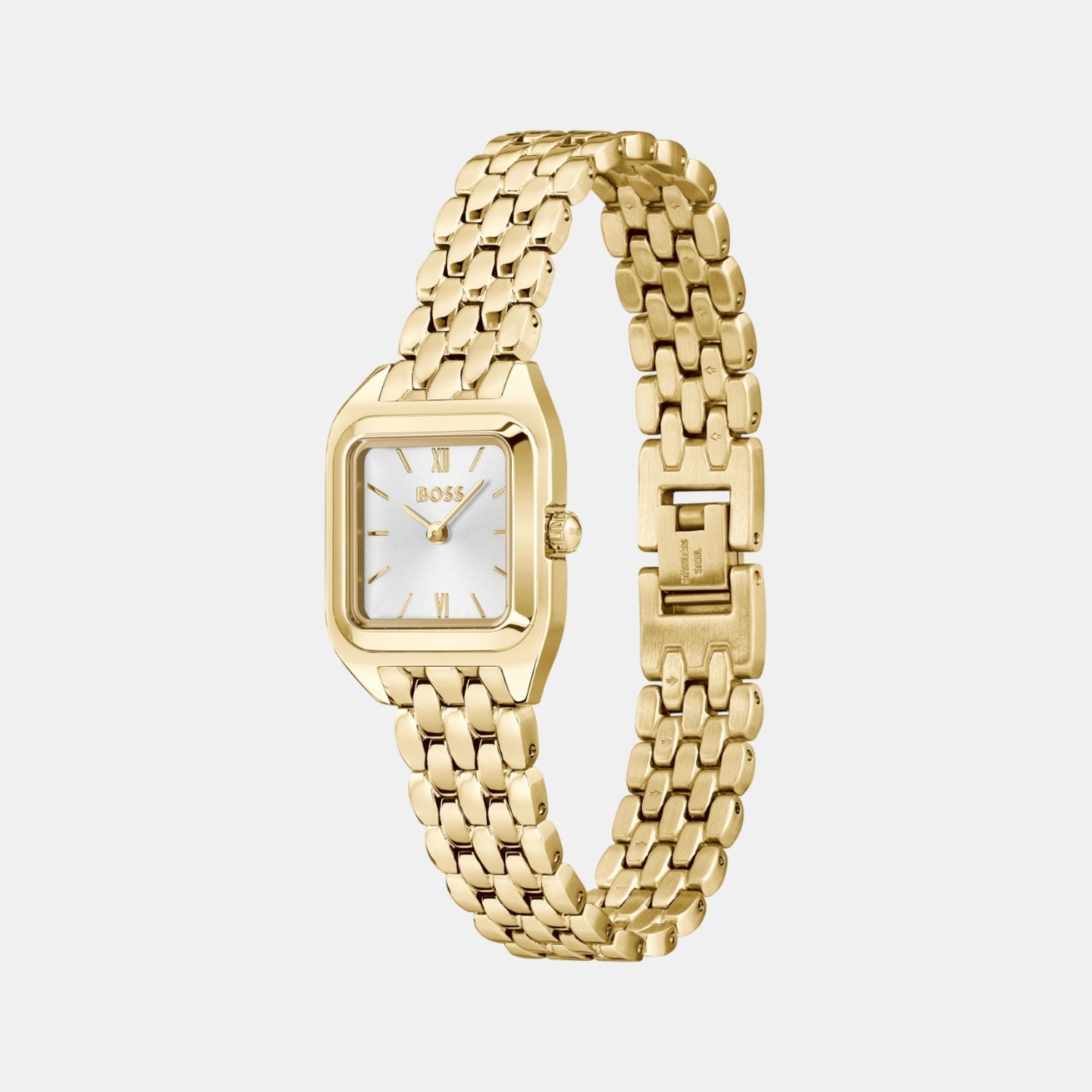 Boss Mae Petite Women Quartz White Dial Analog Stainless Steel Watch 1502823
