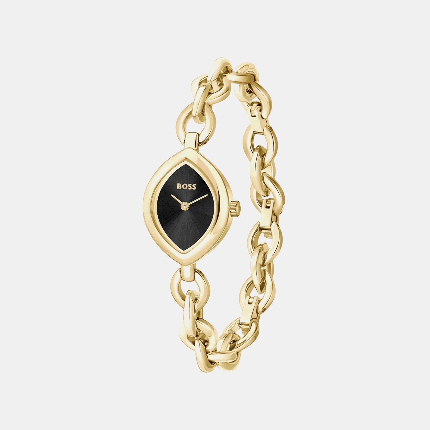Boss Fiora Women Quartz Black Dial Analog Stainless Steel Watch 1502838