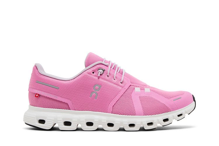 on running cloud 6 raspberry white (women's)