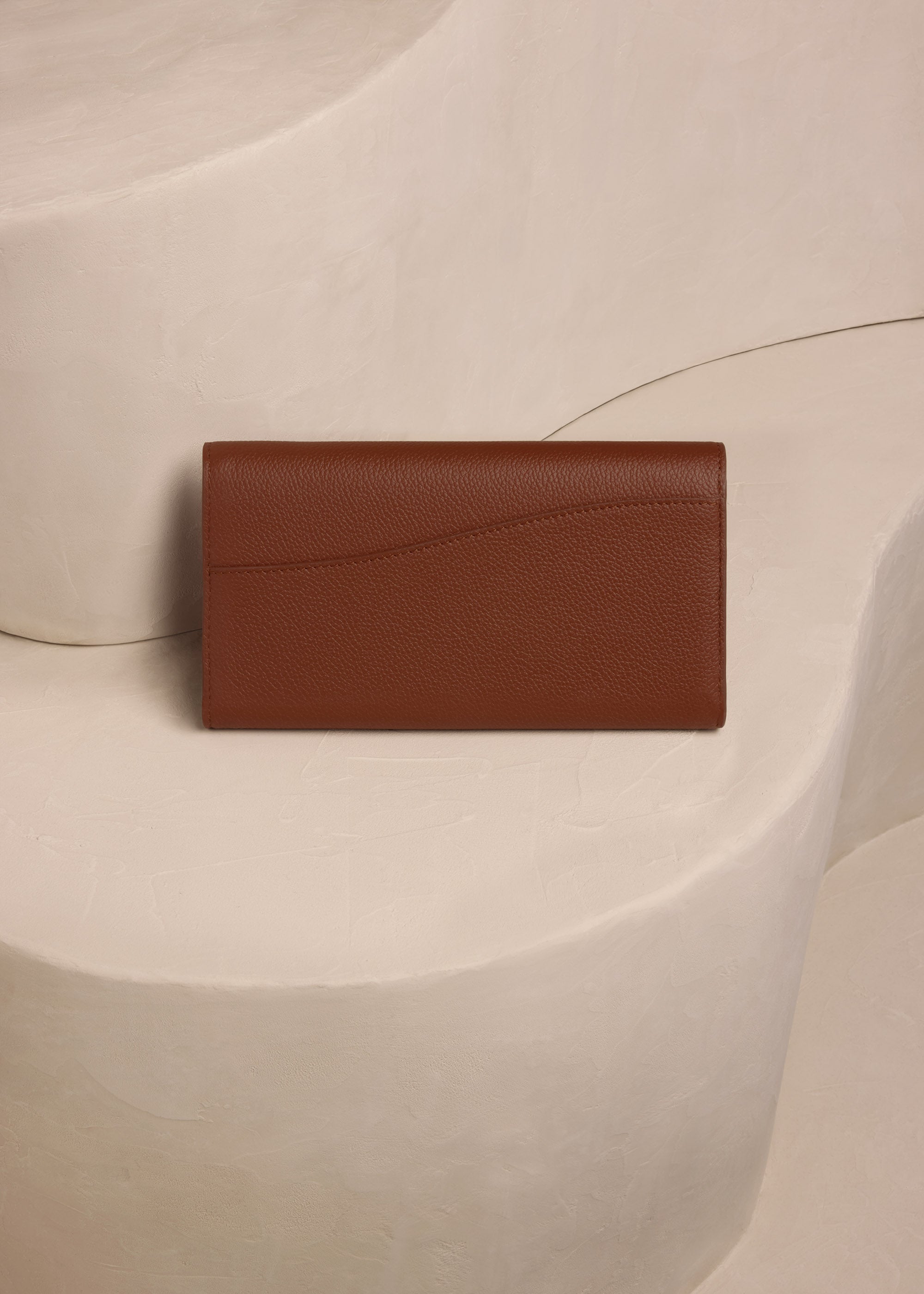Polene Sierra Wallet Duo Cognac