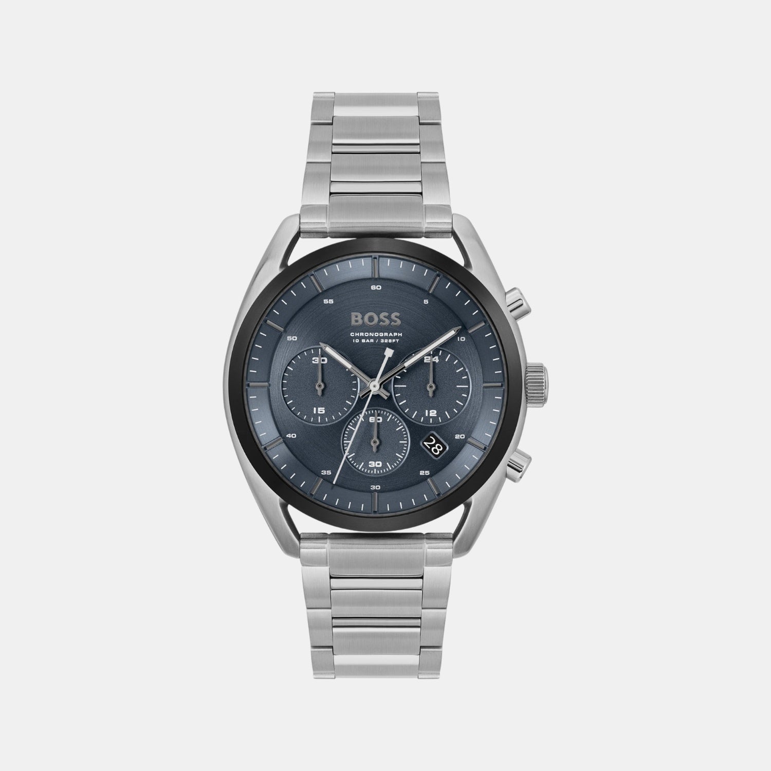 Boss Top Men Quartz Blue Dial Chronograph Stainless Steel Watch 1514093