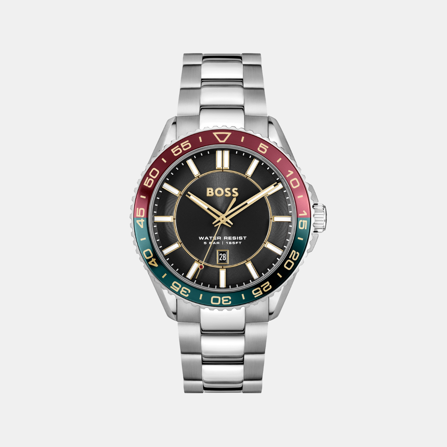 Boss Runner 3H Men Quartz Black Dial Analog Stainless Steel Watch 1514210