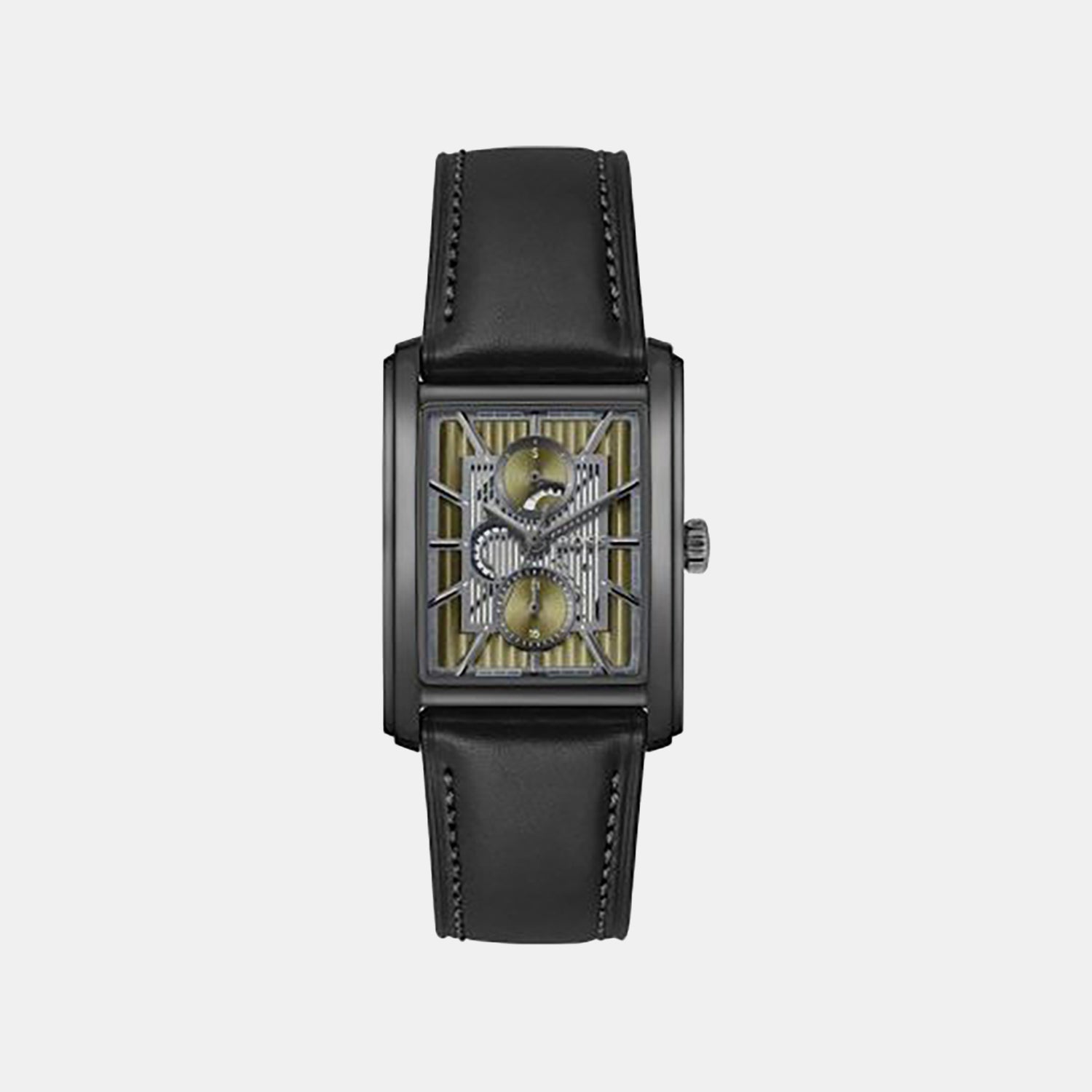 Boss Principle Dress Multi Men Quartz Green Dial Multi-Function Leather Watch 1514317
