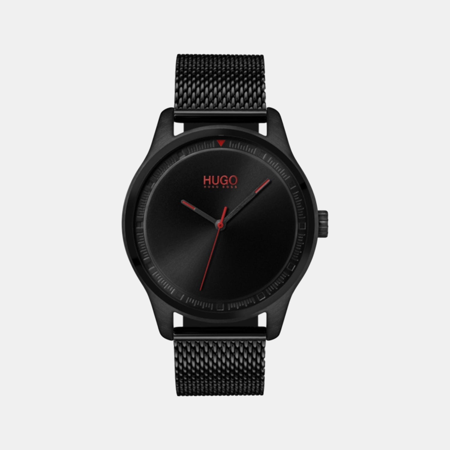 Boss #Move Men Quartz Black Dial Analog Stainless Steel Watch 1530044
