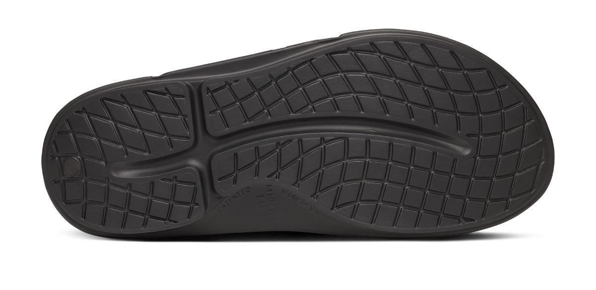 Oofos Women's Limited Sport Flex Slide Bauer Black