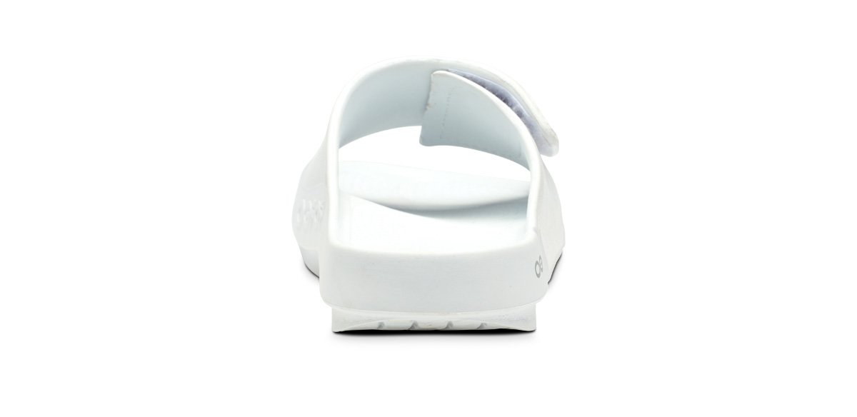 Oofos Women's Sport Flex Slide White