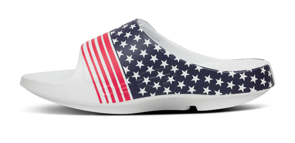 Oofos Women's Sport Flex Slide USA