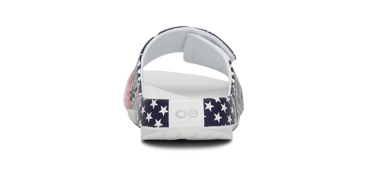 Oofos Men's Sport Flex Slide USA
