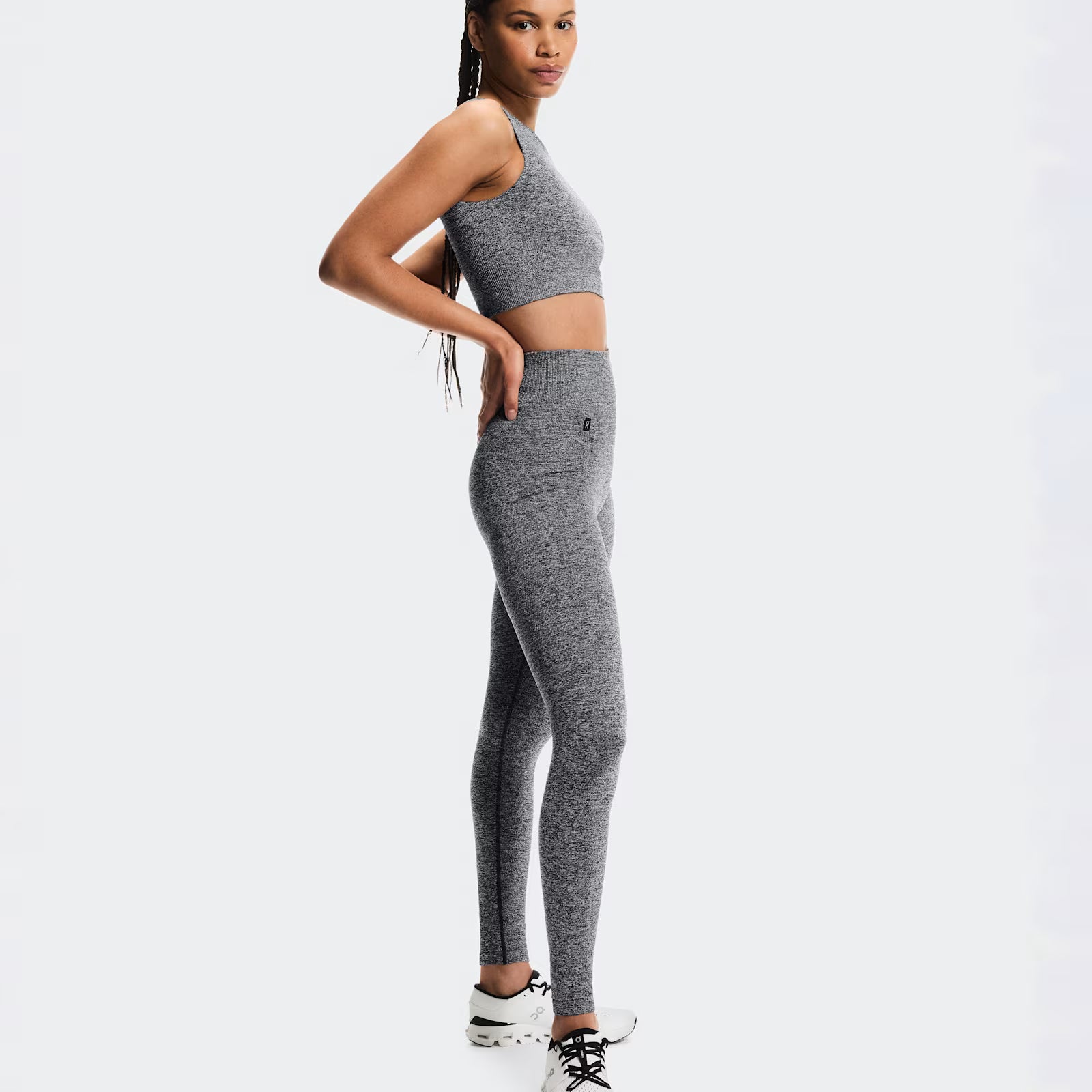 On Studio Knit Leggings Graphite Heather (Women'S)