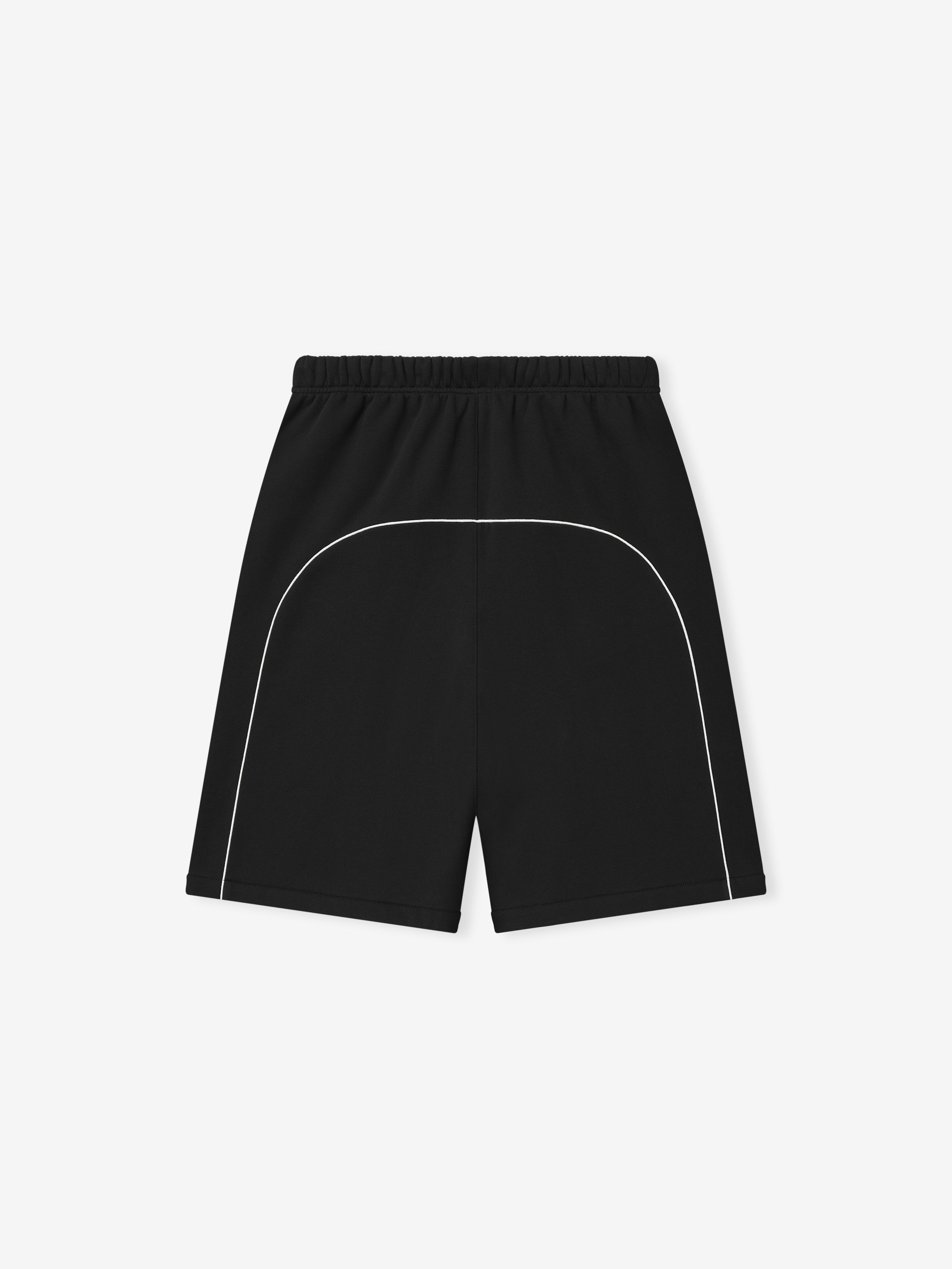 Essentials Suede Fleece Signature Relaxed Sweatshort Vintage Black
