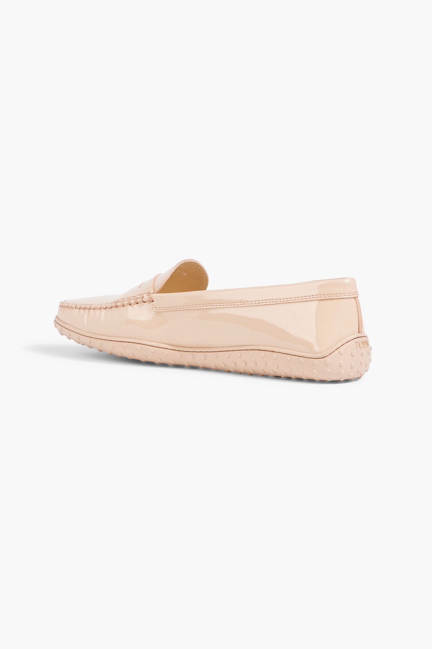 Tod's Patent-Leather Loafers Blush Women's