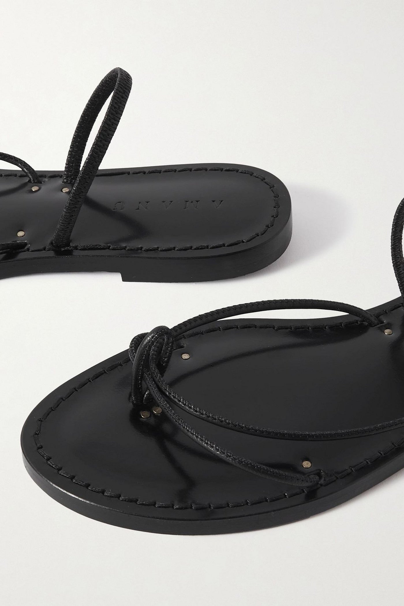 Amanu The Mombasa Leather Sandals Black Women's