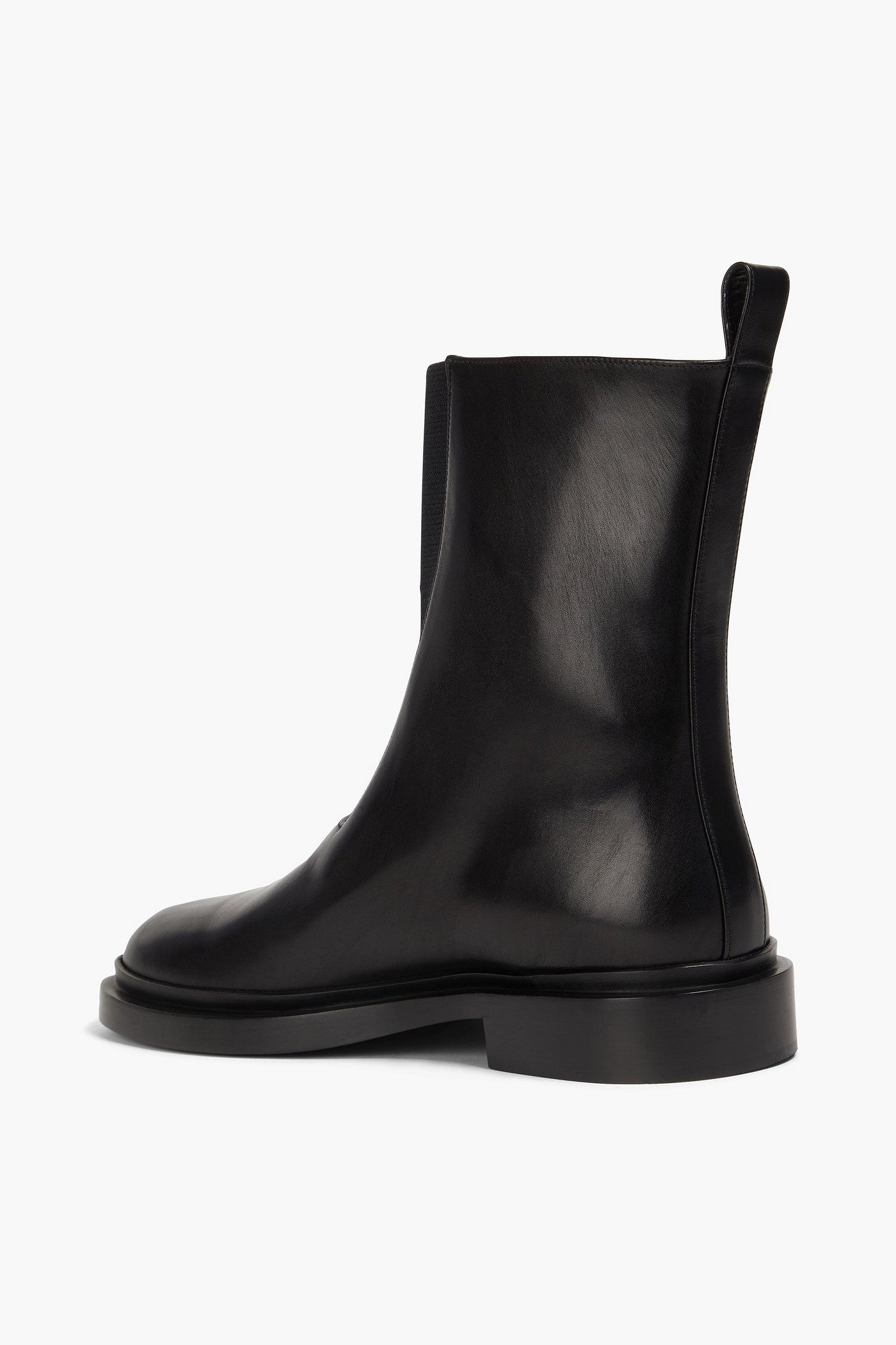 Jil Sander Leather Chelsea Boots Black Women's