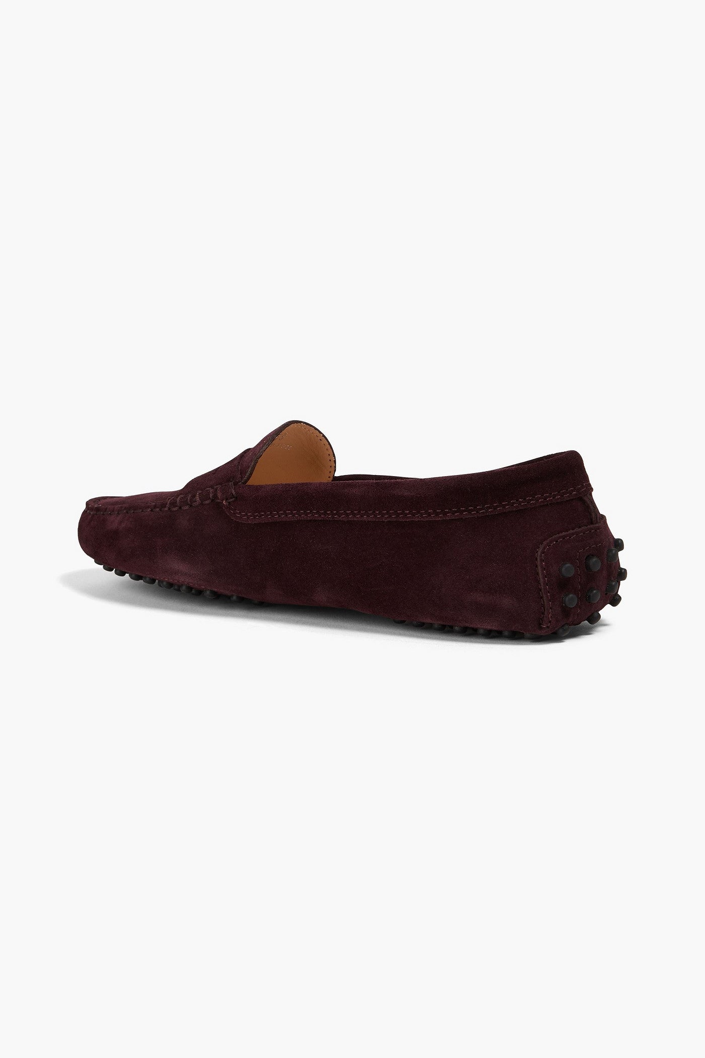 Tod's Gommino Suede Loafers Grape Women's
