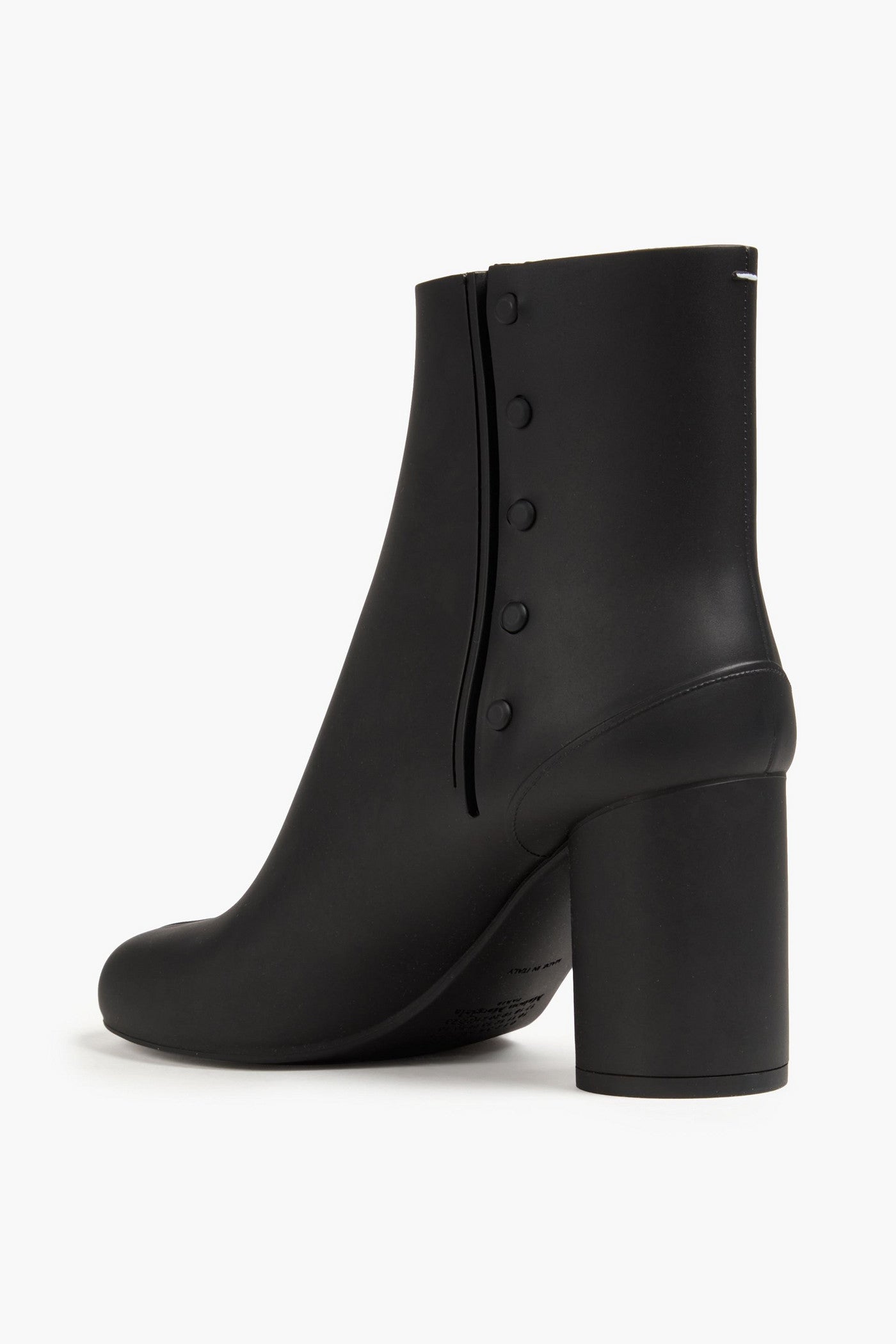 Maison Margiela Pvc Split-Toe Ankle Boots Black Women's