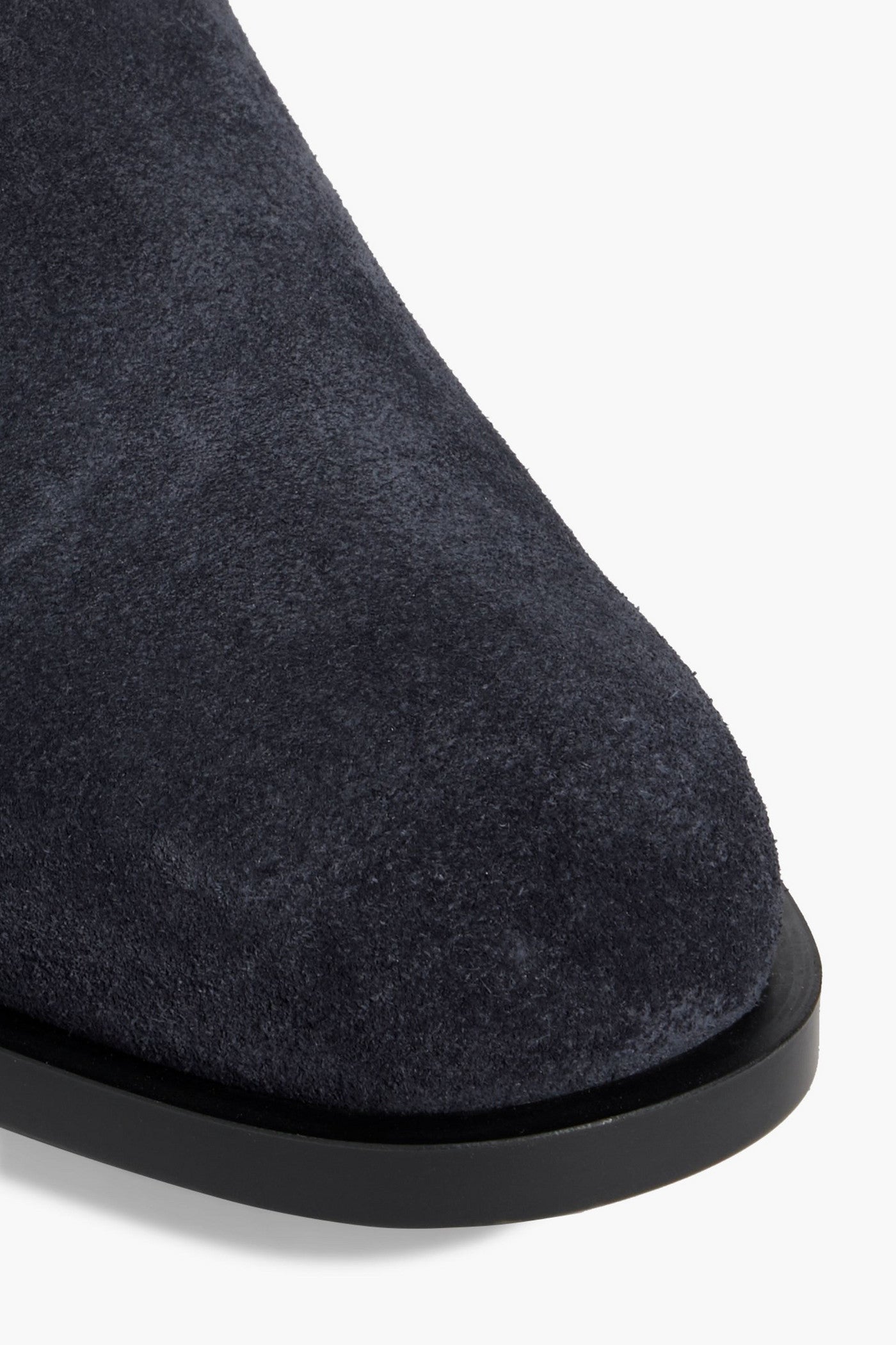 Tod's Laser-Cut Suede Chelsea Boots Navy Women's